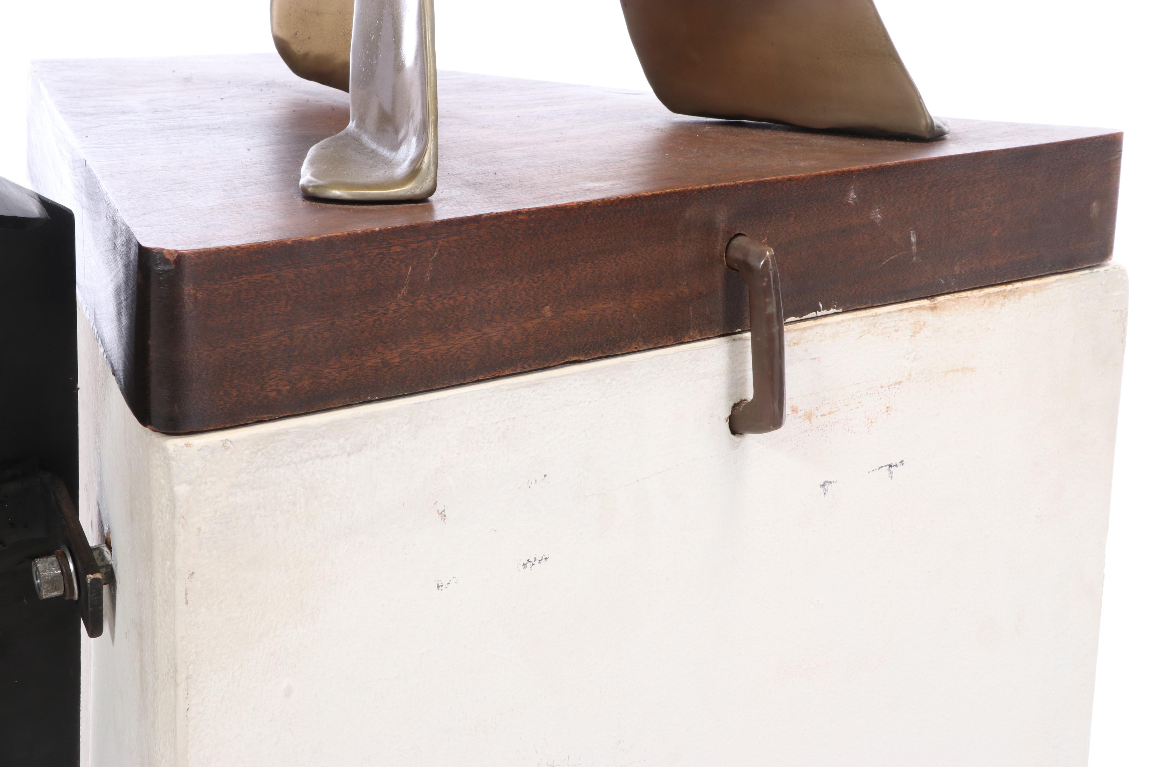 Ed Dwight Large-Scale Bronze Sculpture "Jazz," Late 20th Century