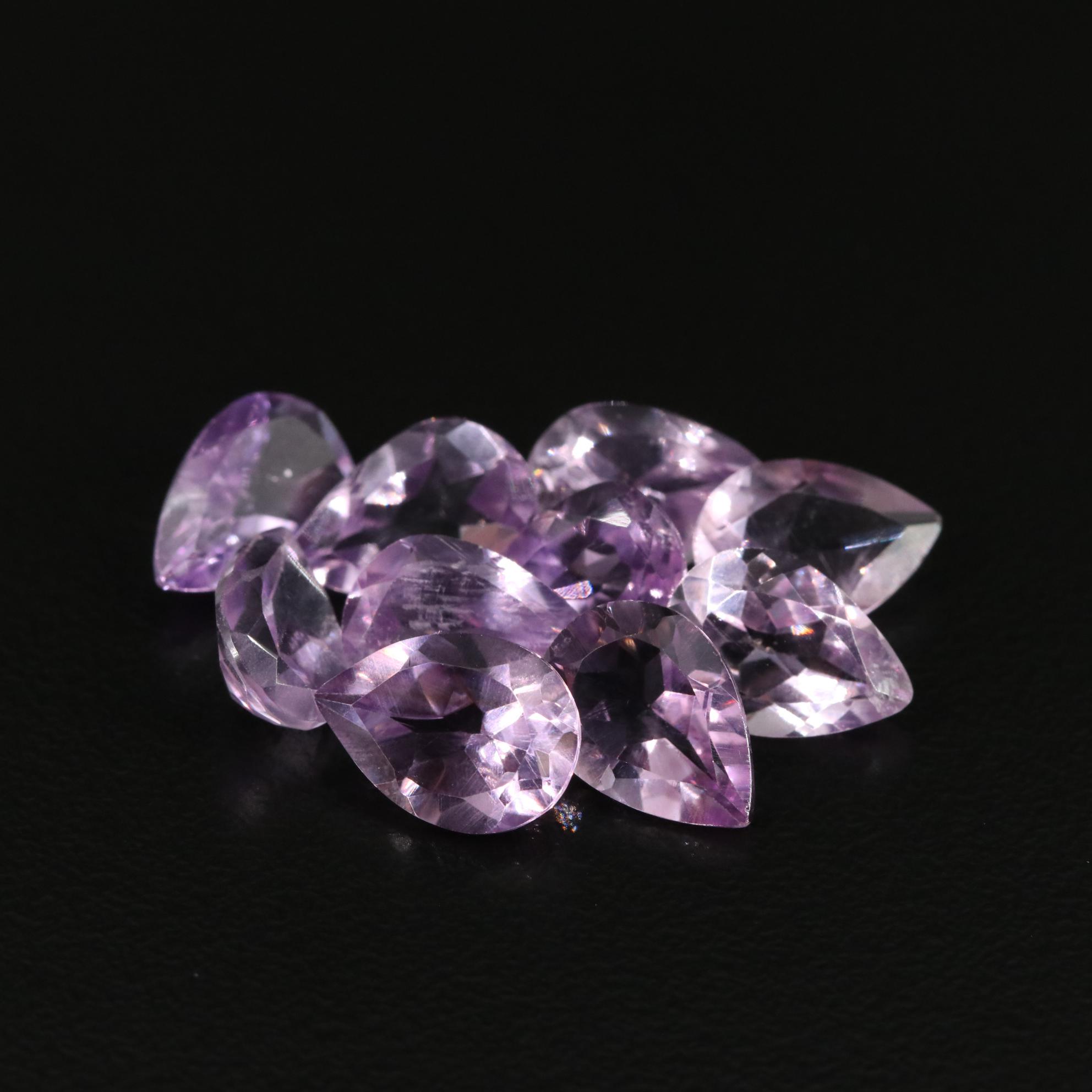 Loose 15.20 CTW Amethyst Lot