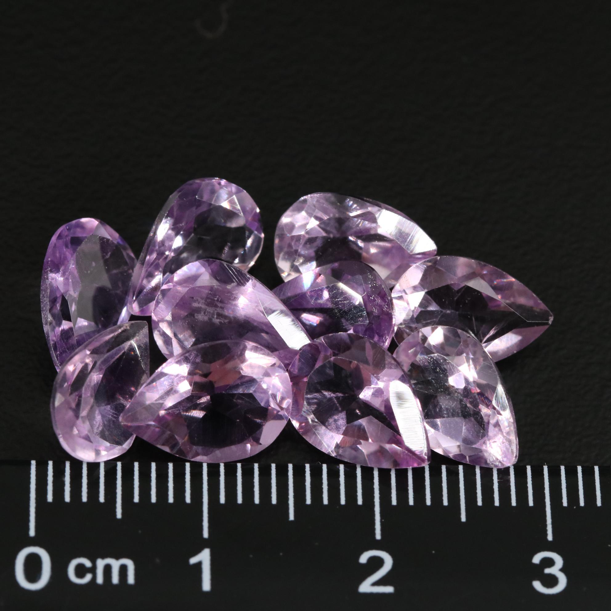 Loose 15.20 CTW Amethyst Lot
