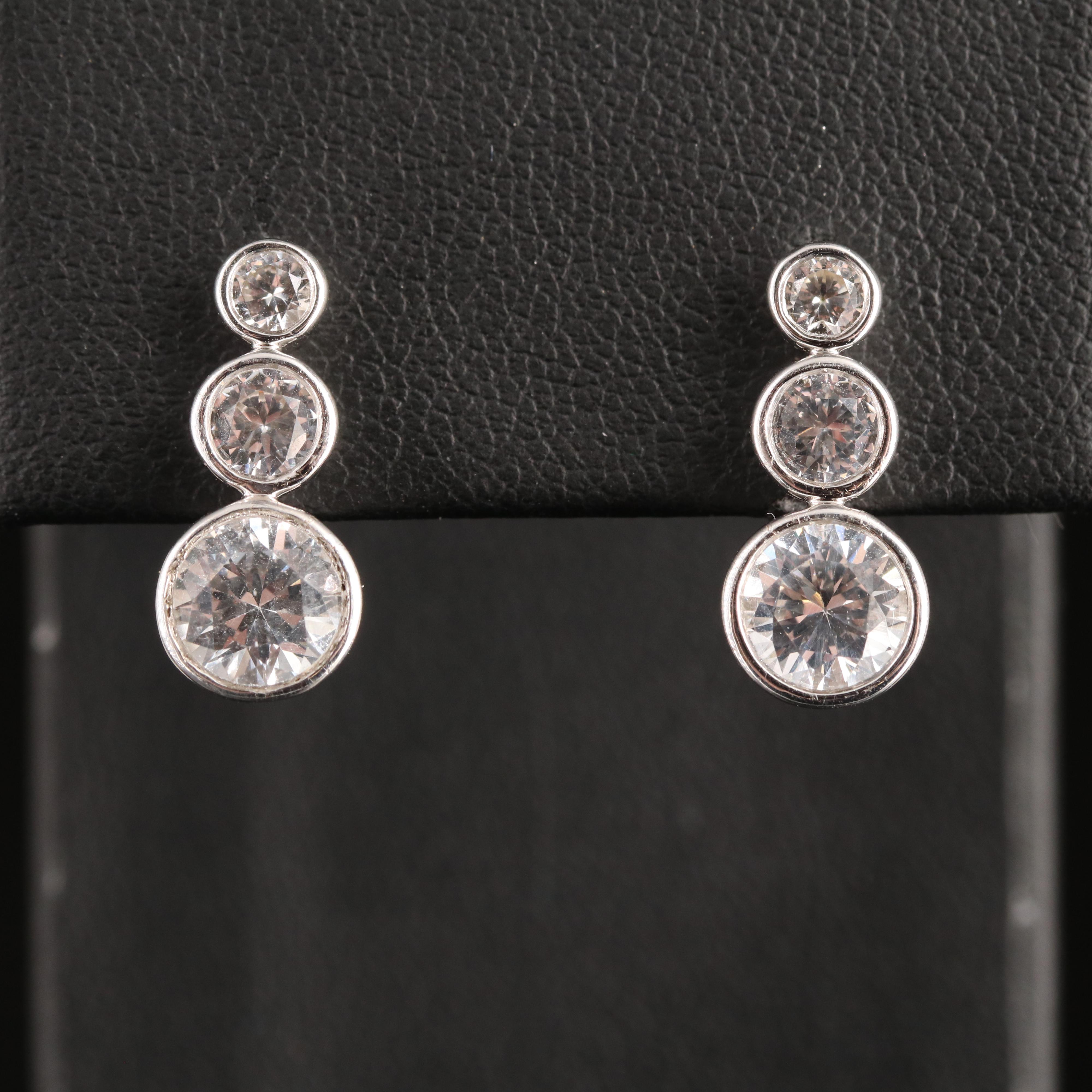 Sterling Sapphire Earrings