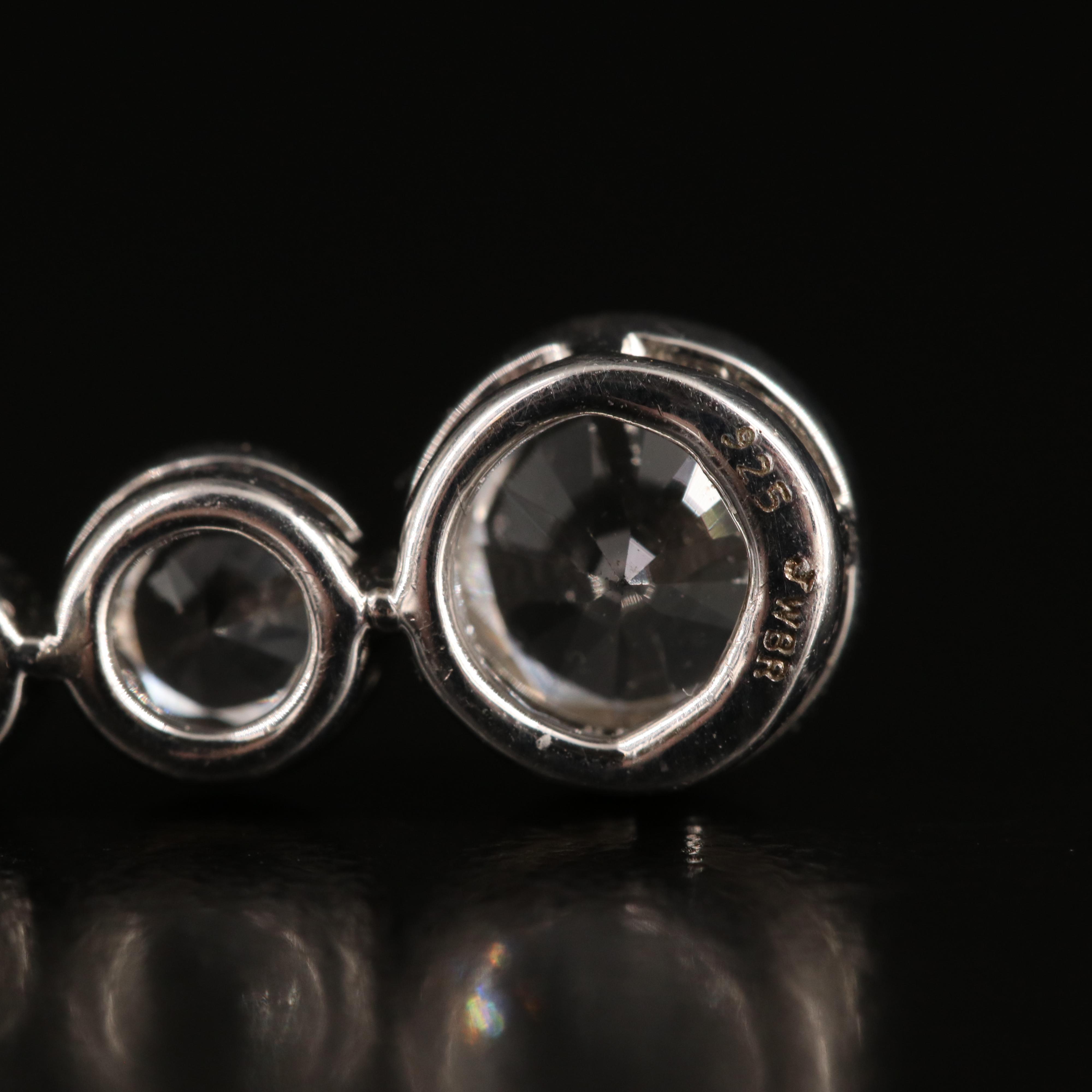 Sterling Sapphire Earrings