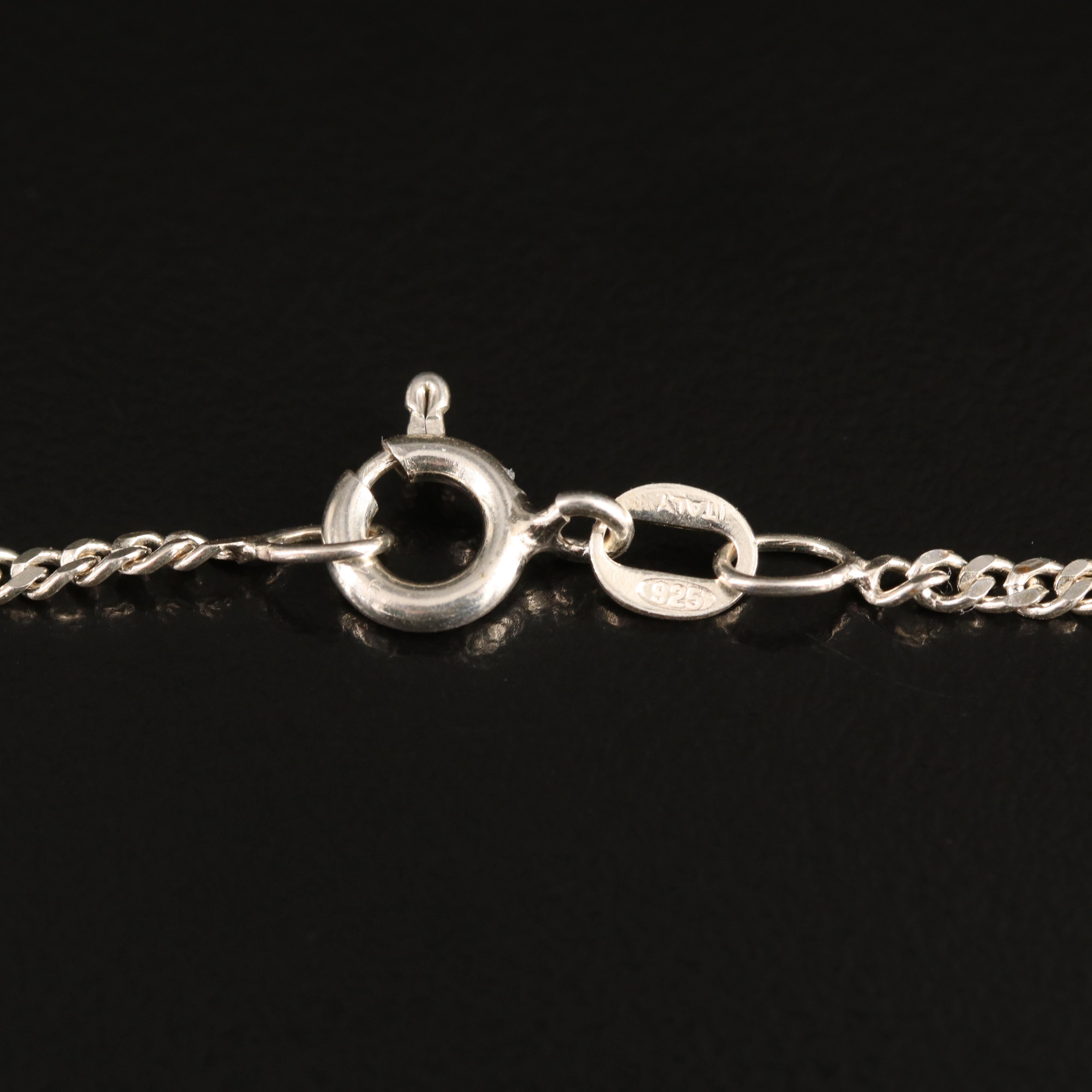 Sterling Rope and Figaro Chain Necklaces