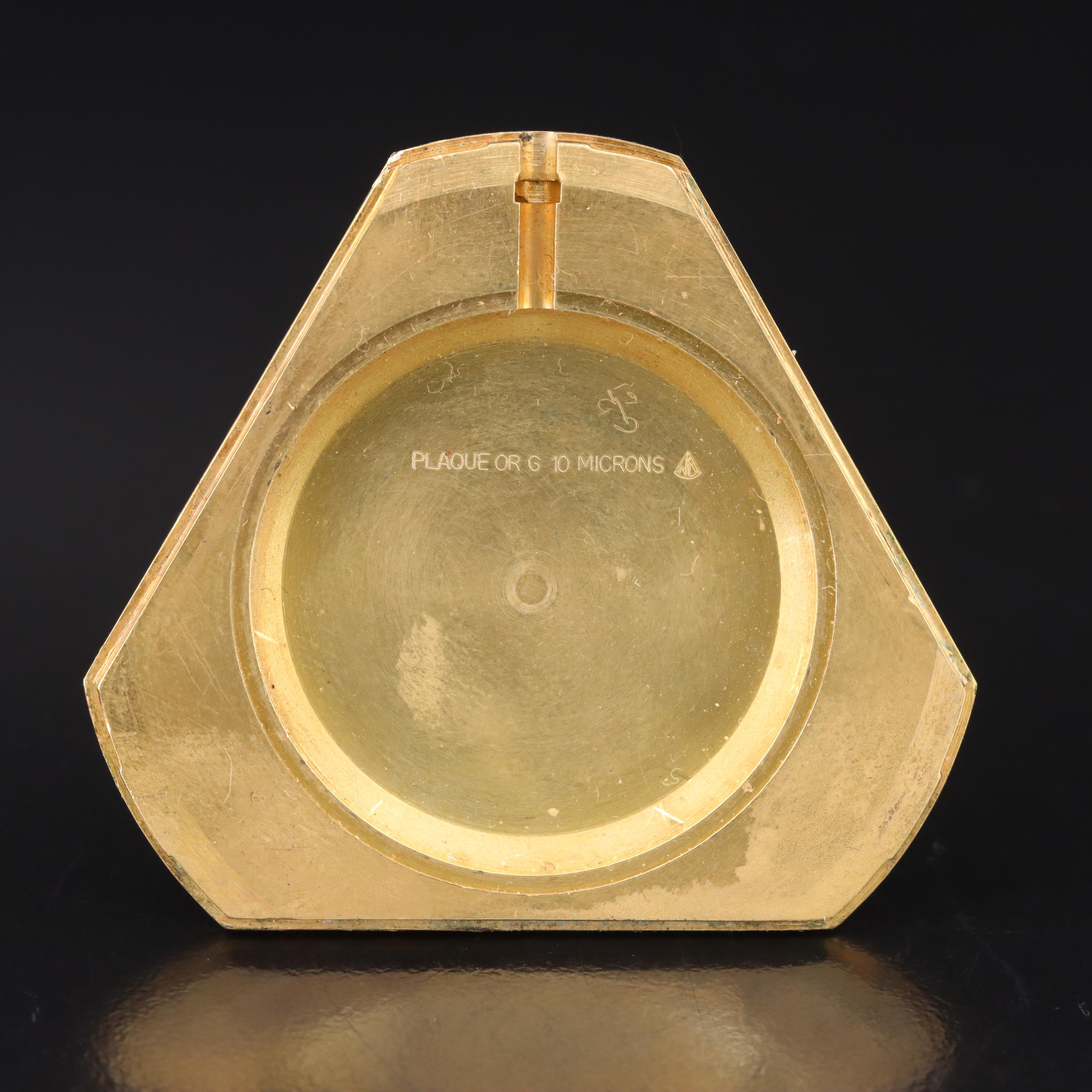 Lanco Swiss Triangle Shape Pocket Watch