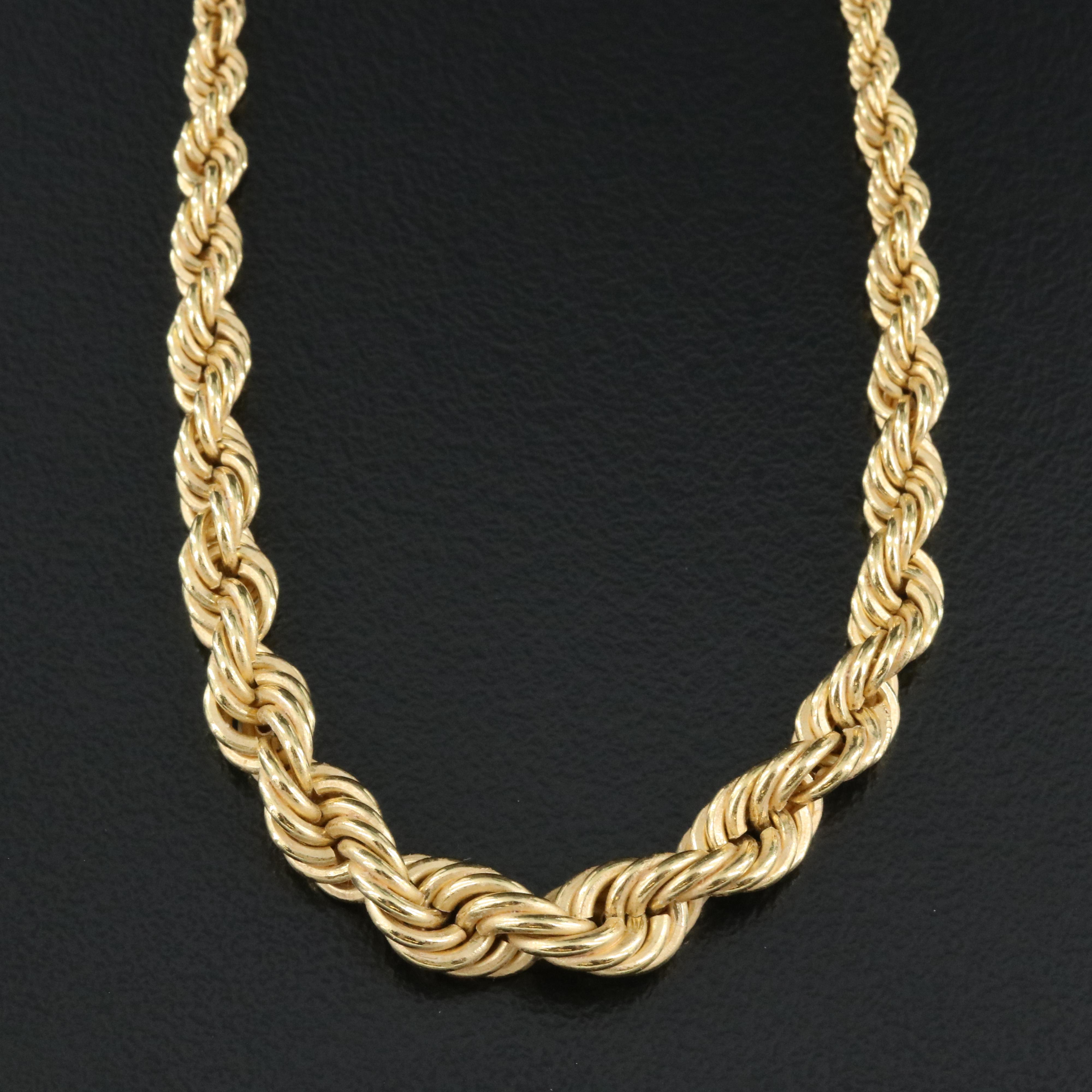 18K Rope Chain