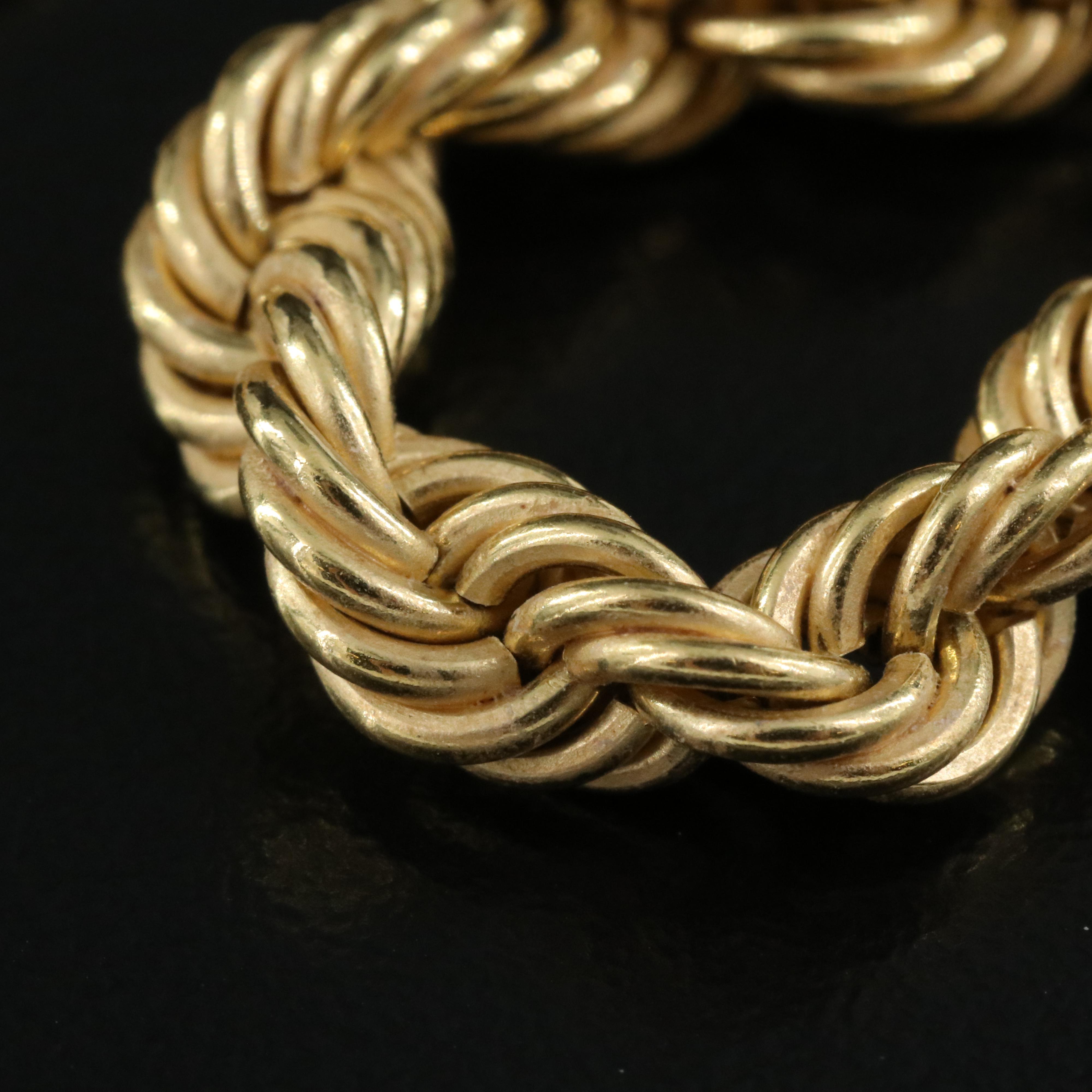 18K Rope Chain