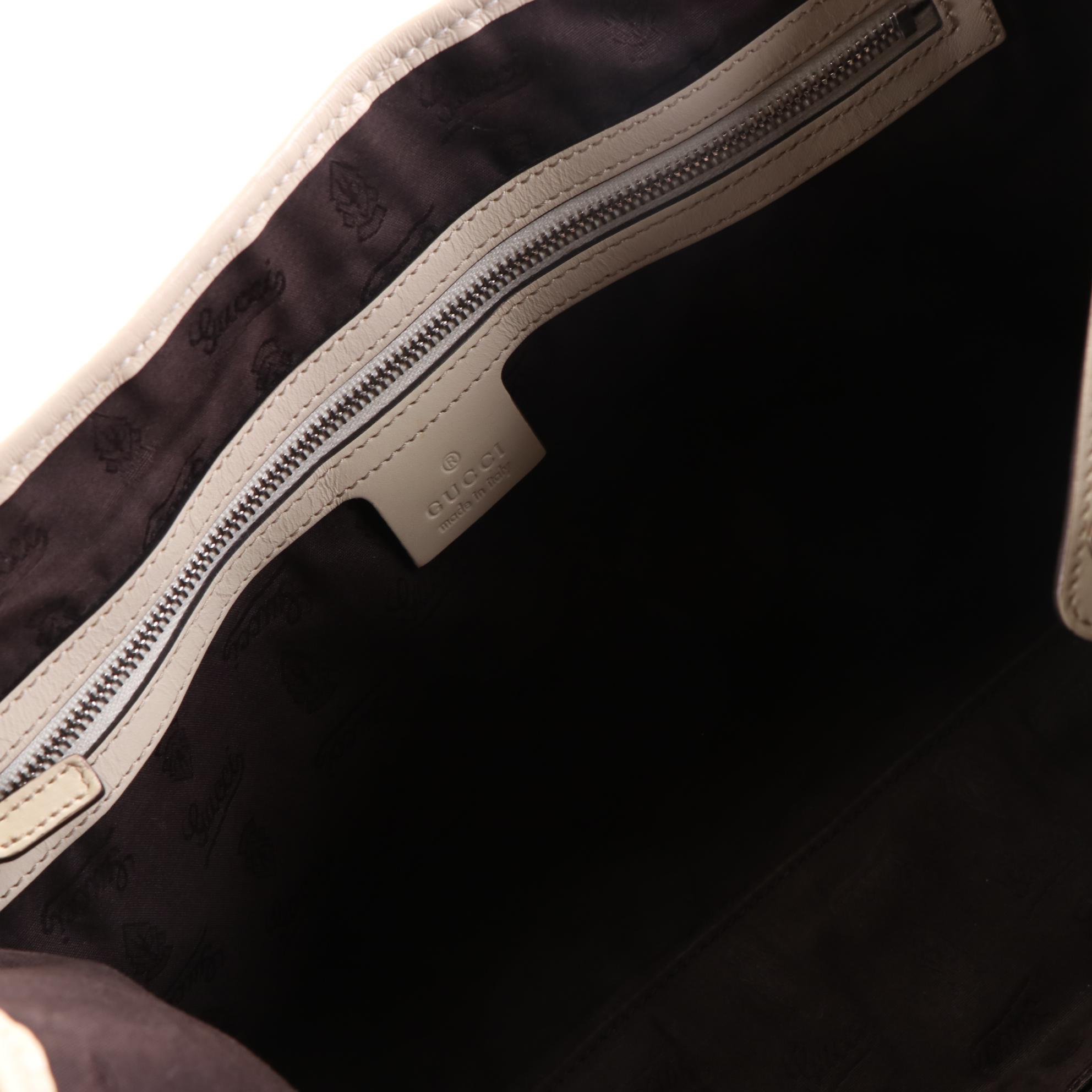 Gucci Twin GG Handbag in Monogram Canvas and Leather