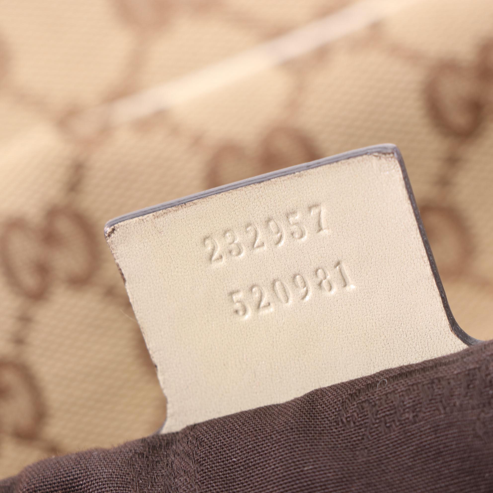 Gucci Twin GG Handbag in Monogram Canvas and Leather