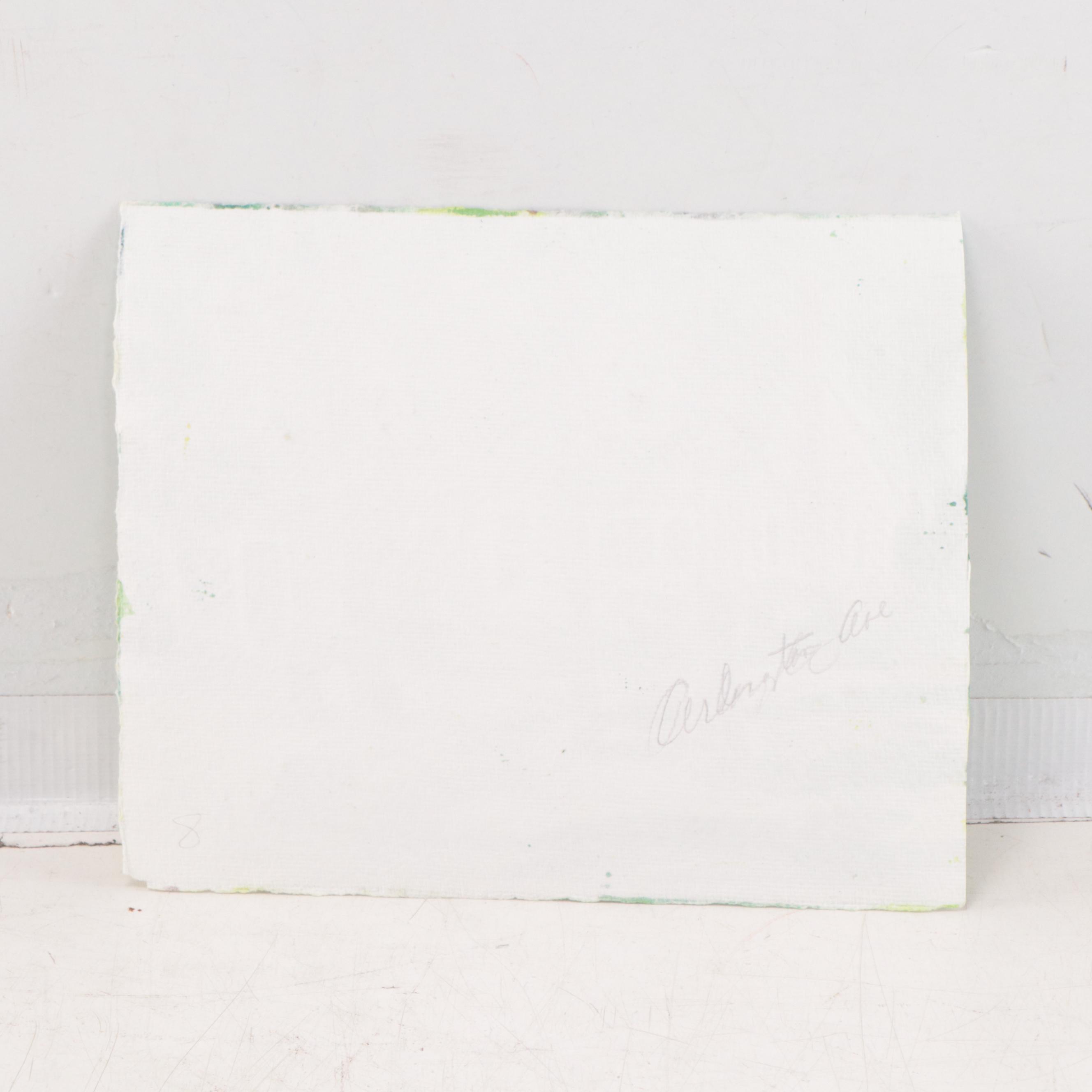 Kathleen Zimbicki Street View Watercolor Painting, 2020