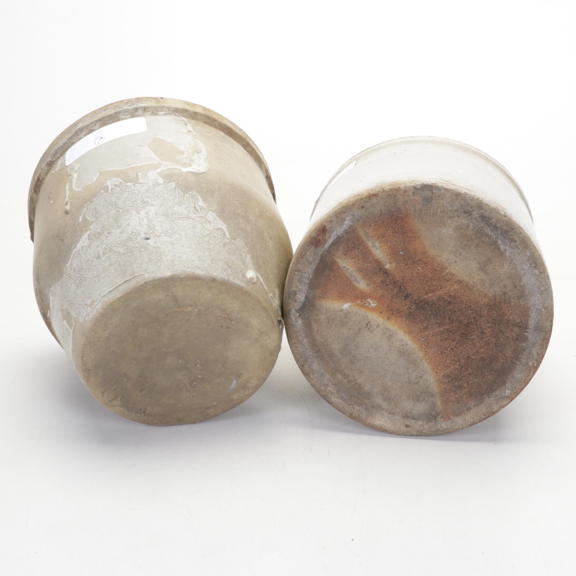 Salt Glazed Stoneware Crocks and Jugs, Antique