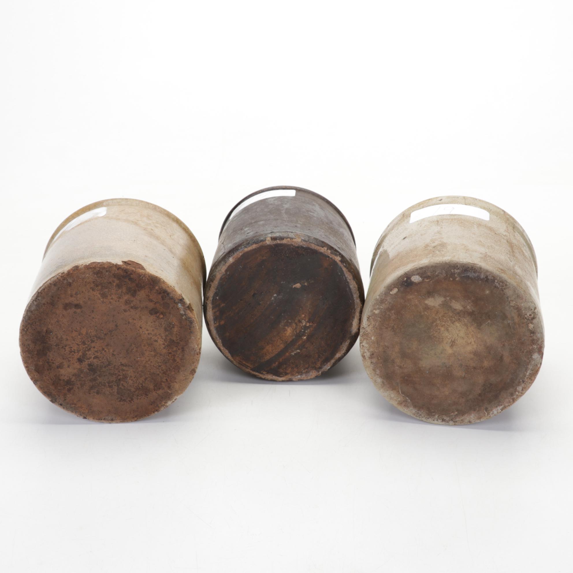 Salt Glazed Stoneware Crocks and Jugs, Antique