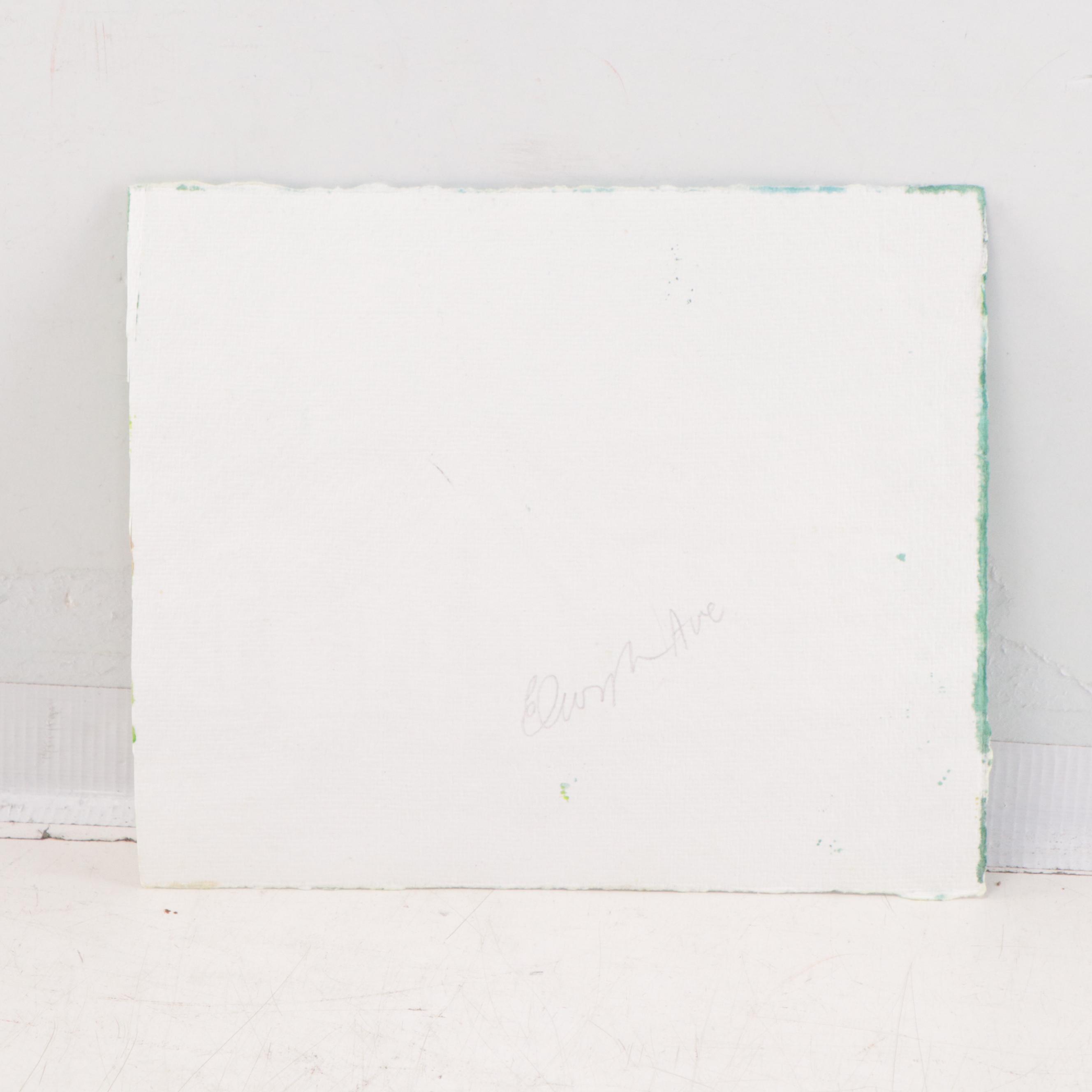 Kathleen Zimbicki Street View Watercolor Painting, 2020