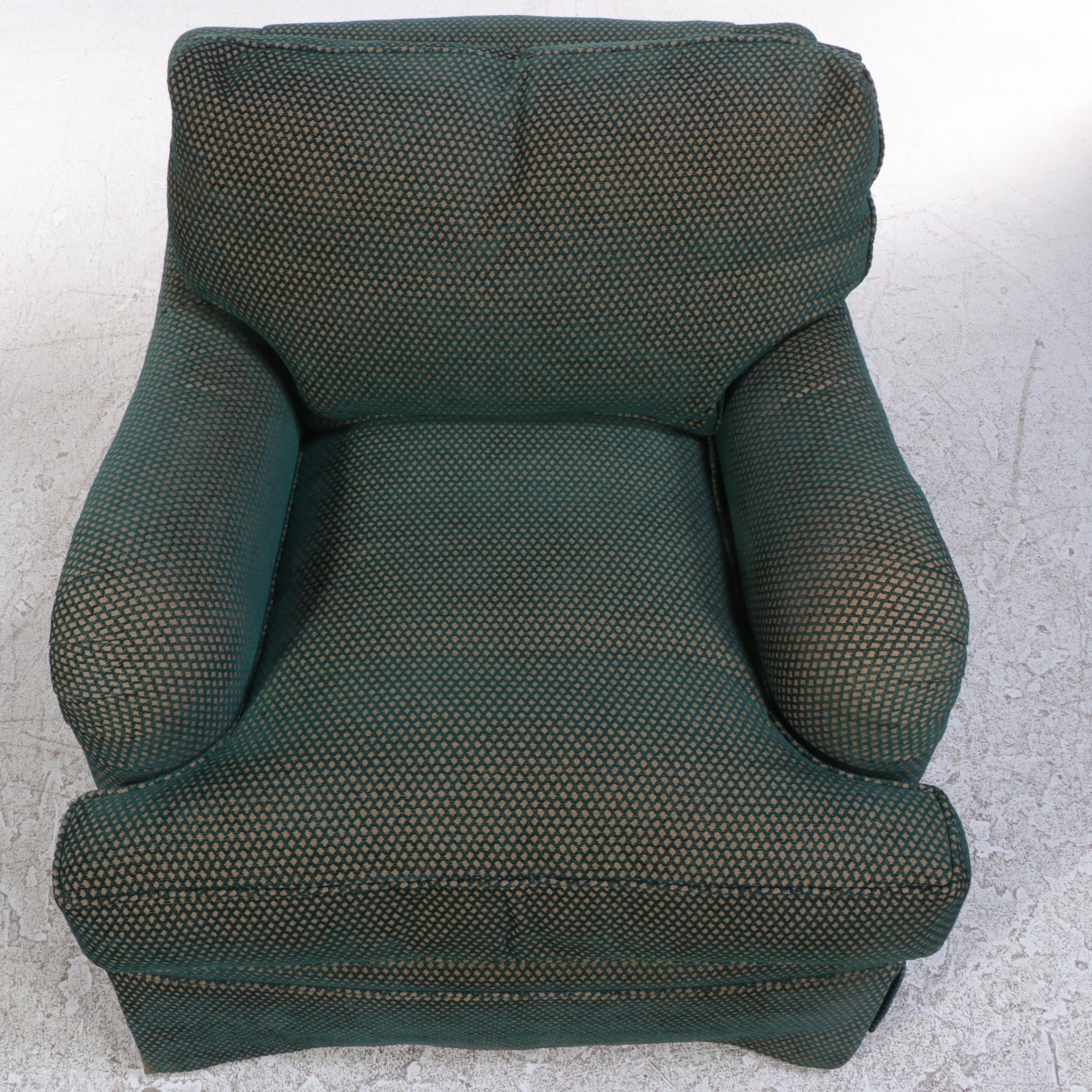 Dapha Furniture Custom-Upholstered English Roll-Arm Easy Chair