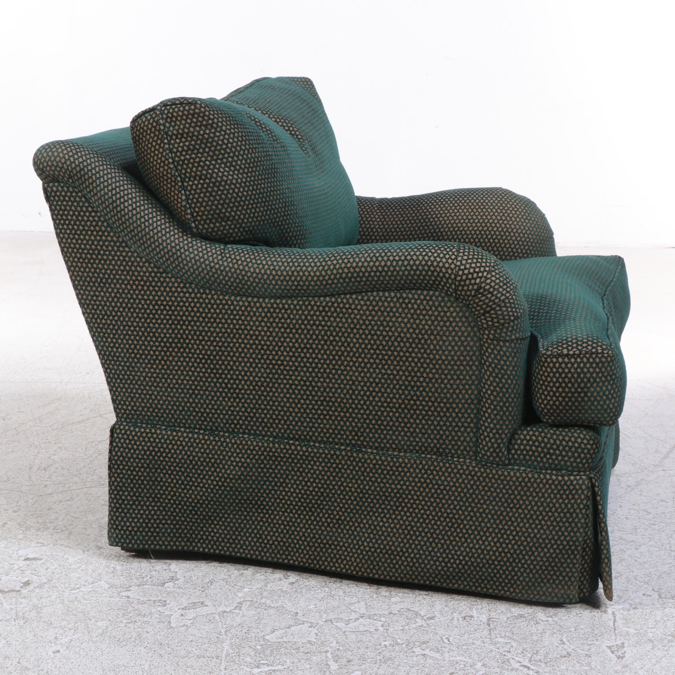 Dapha Furniture Custom-Upholstered English Roll-Arm Easy Chair