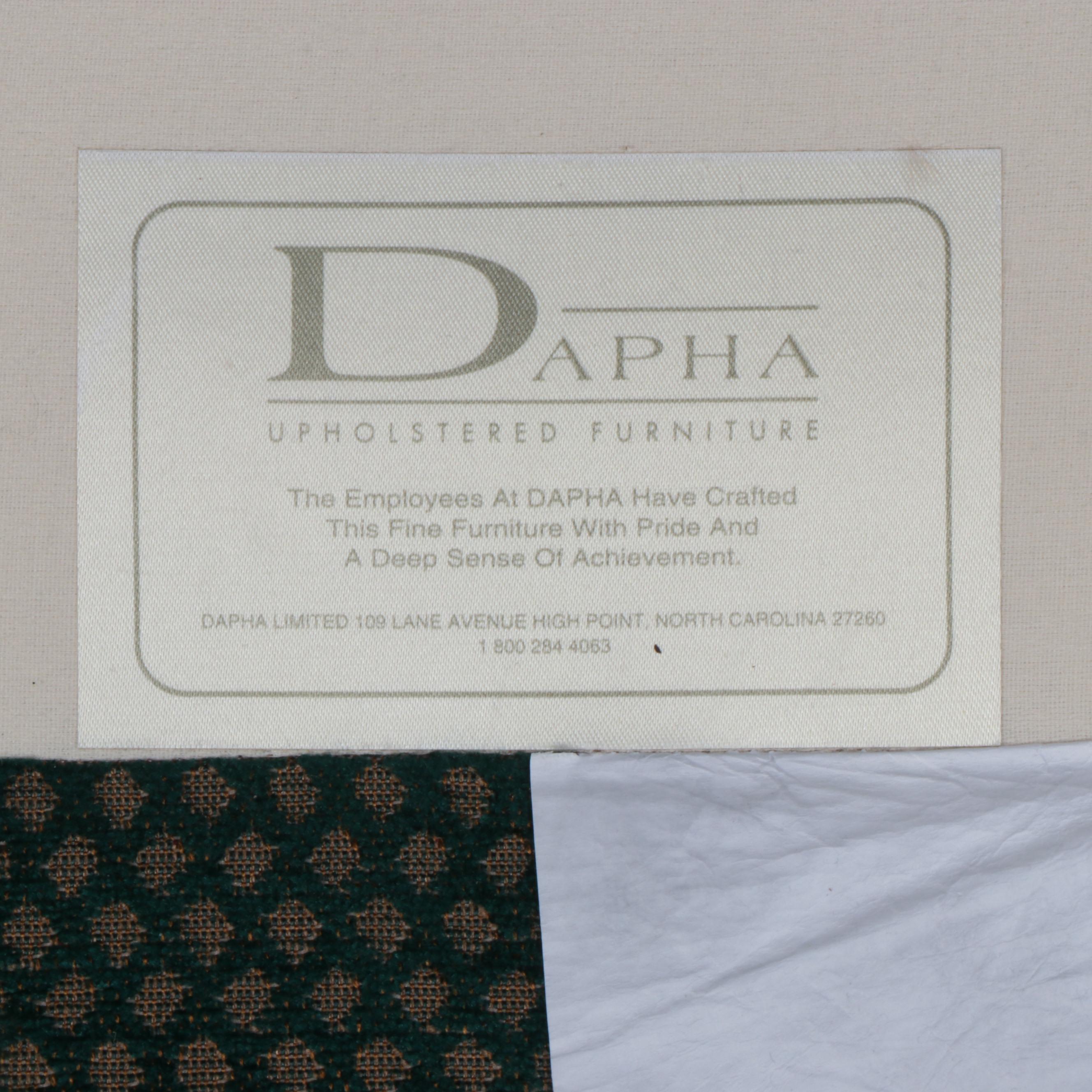 Dapha Furniture Custom-Upholstered English Roll-Arm Easy Chair