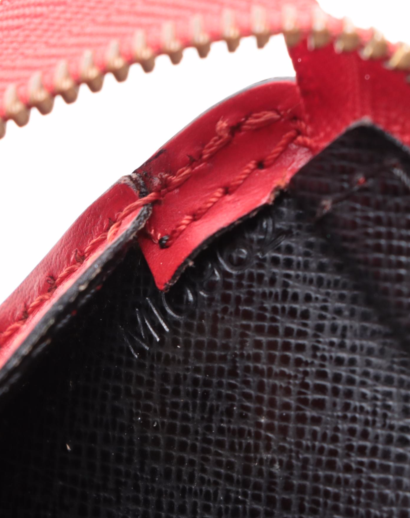 Louis Vuitton Sac Triangle Handbag in Red Epi Leather