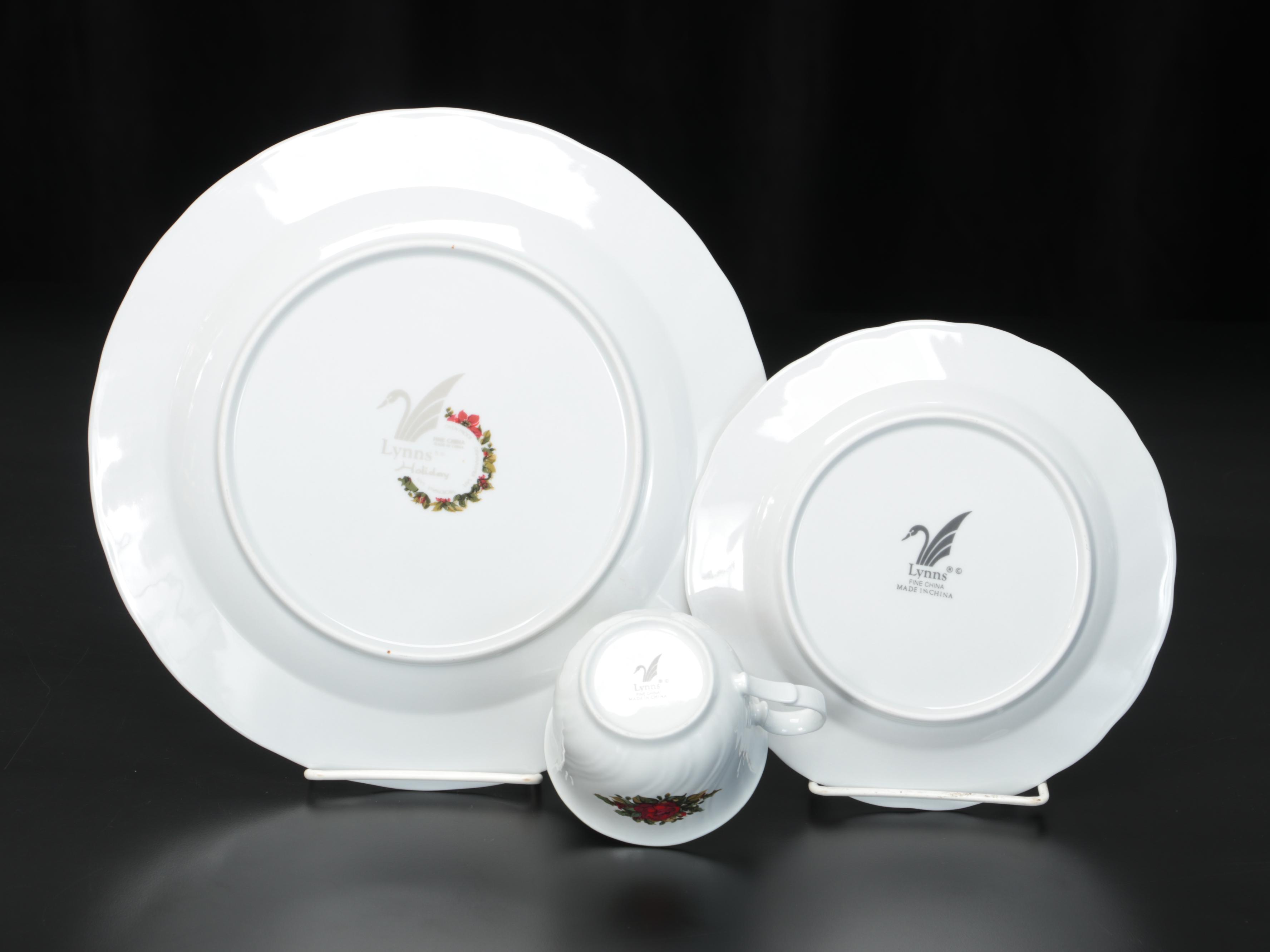 Lynns Holiday Fine China Tableware