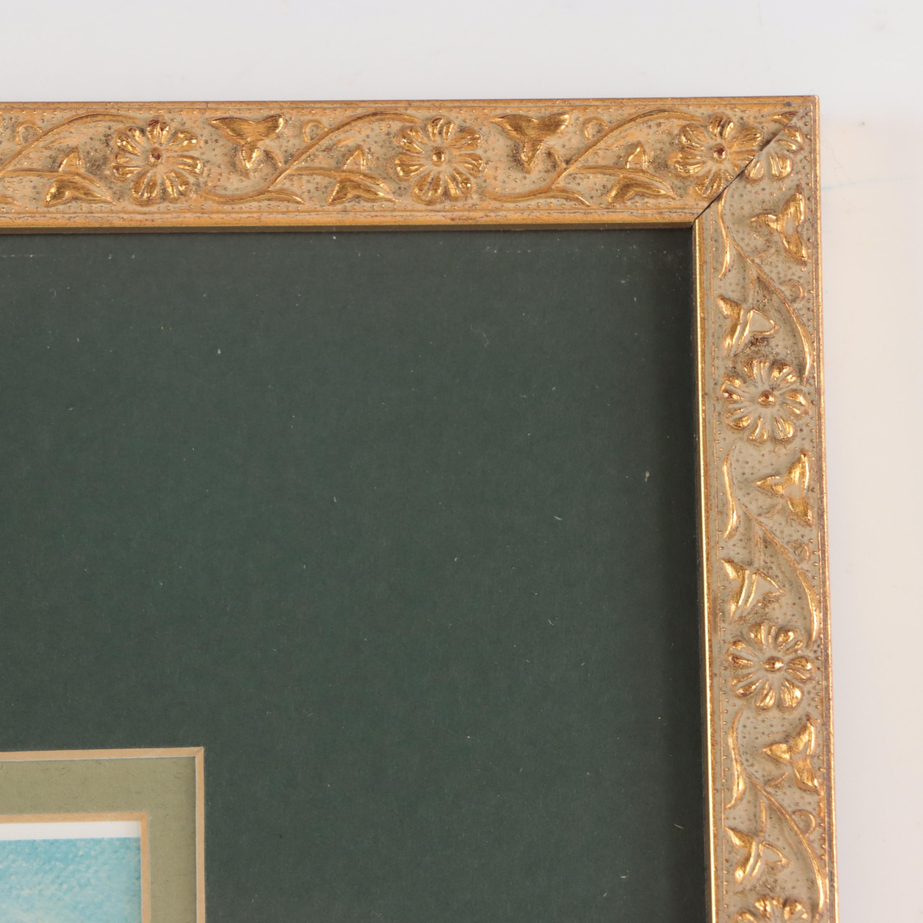 John Burt Offset Lithograph "Anne Hathaway's Cottage"