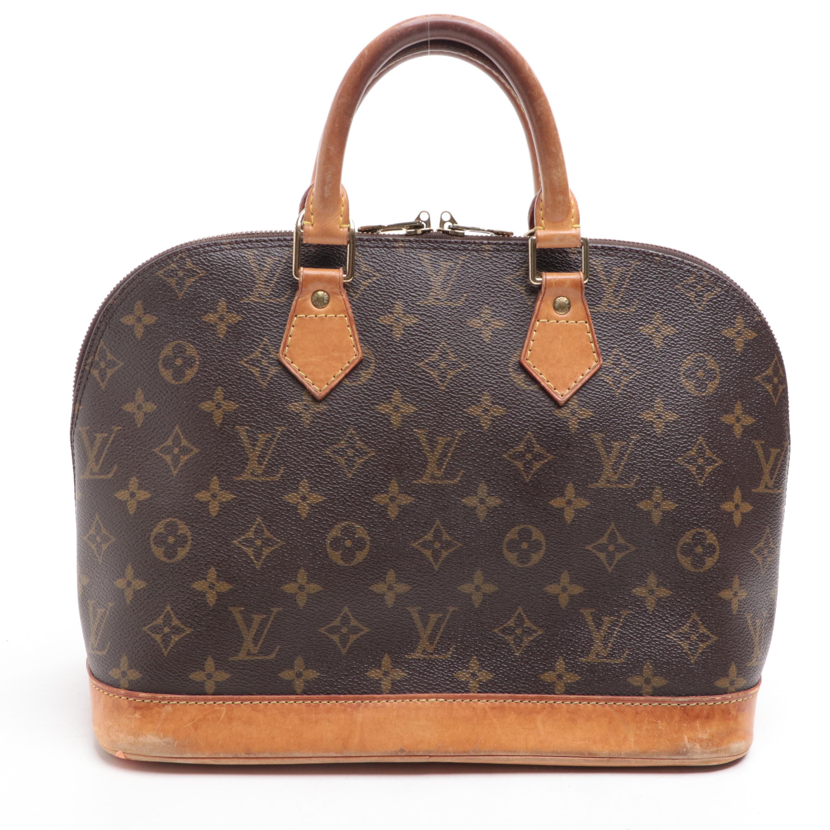 Louis Vuitton Alma PM Bag in Monogram Canvas and Leather