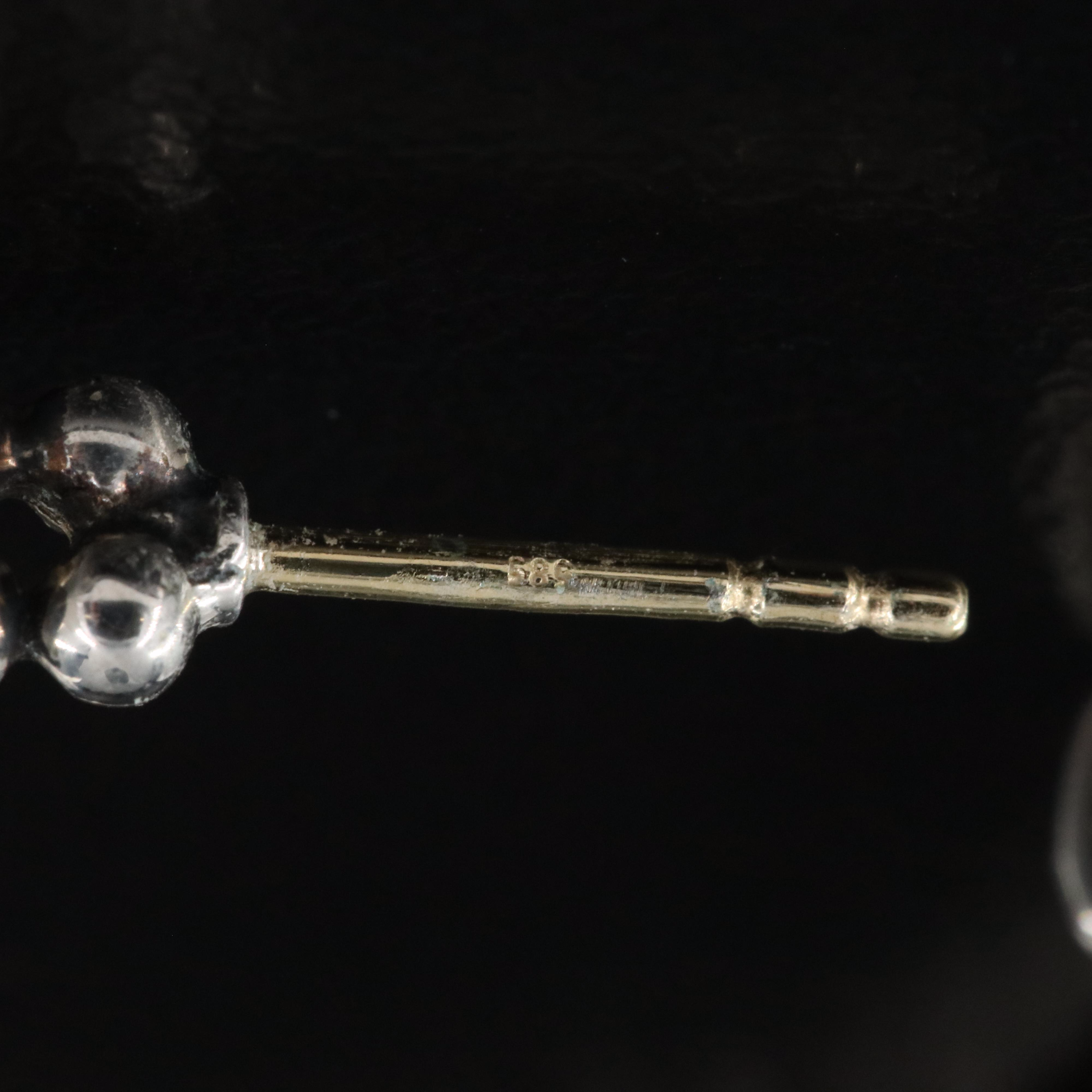 Michael Dawkins Sterling Hoop Earrings with 14K Accents