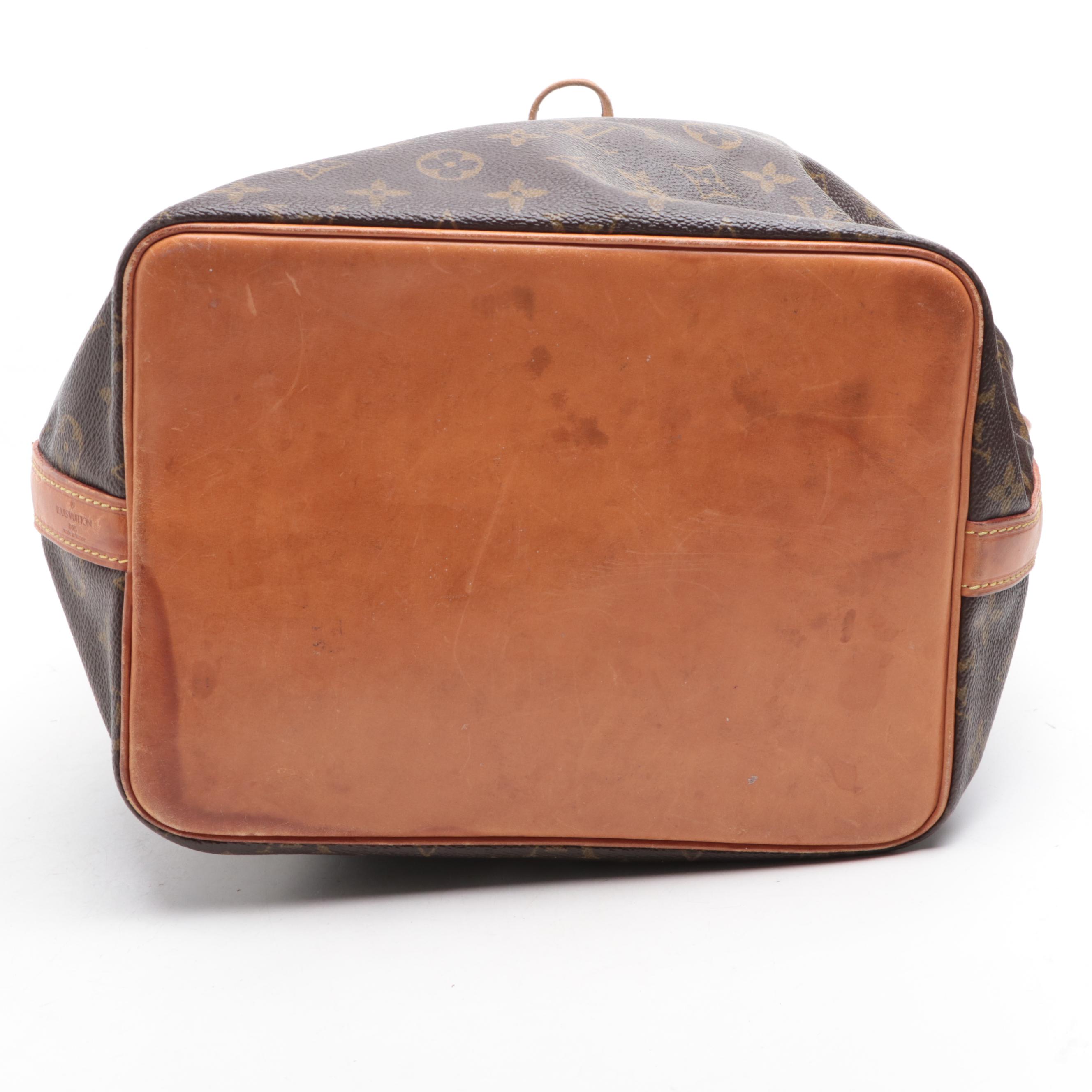 Louis Vuitton Petit Noé Bag in Monogram Canvas and Vachetta Leather