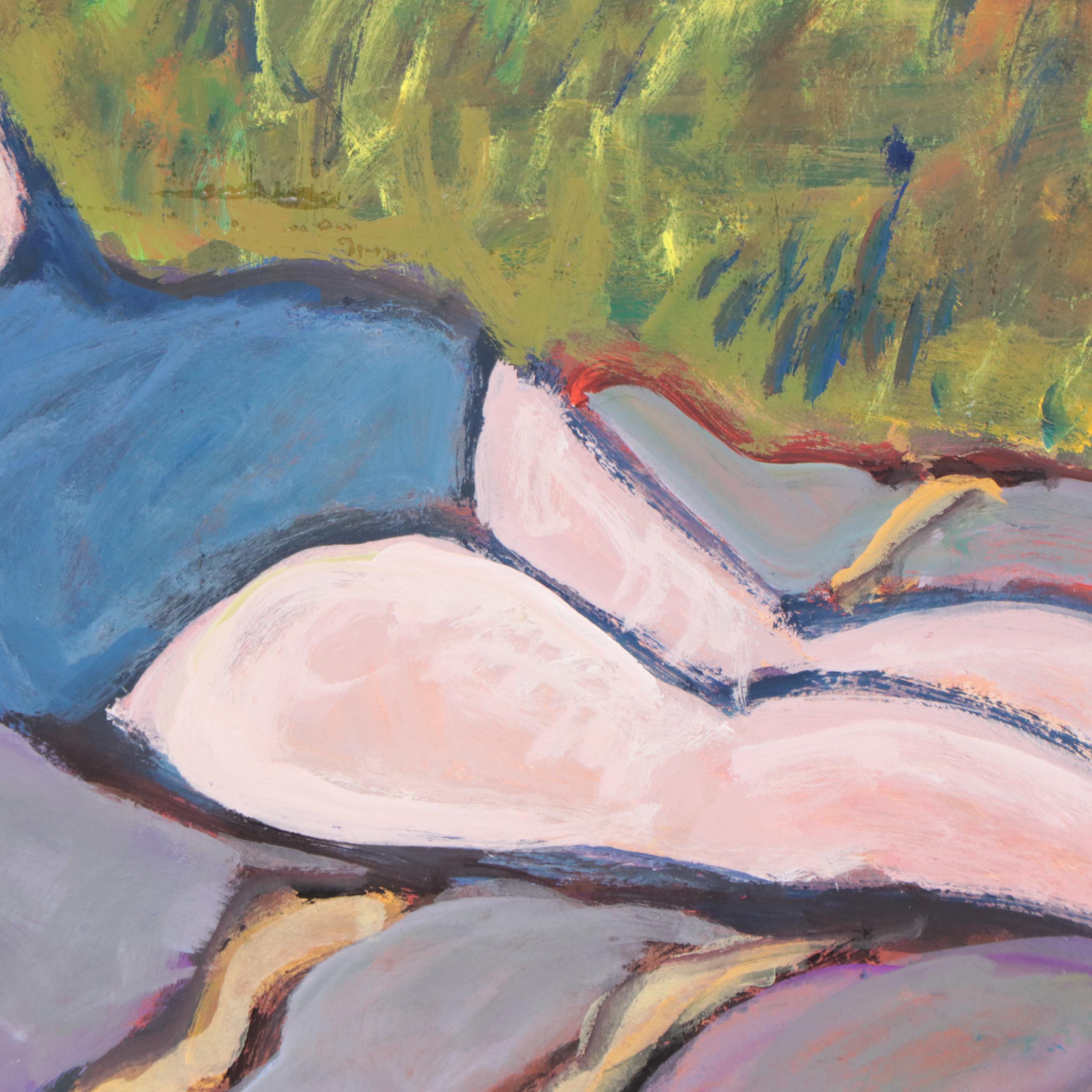 Marina Mozhayeva Figural Acrylic Painting, 2016