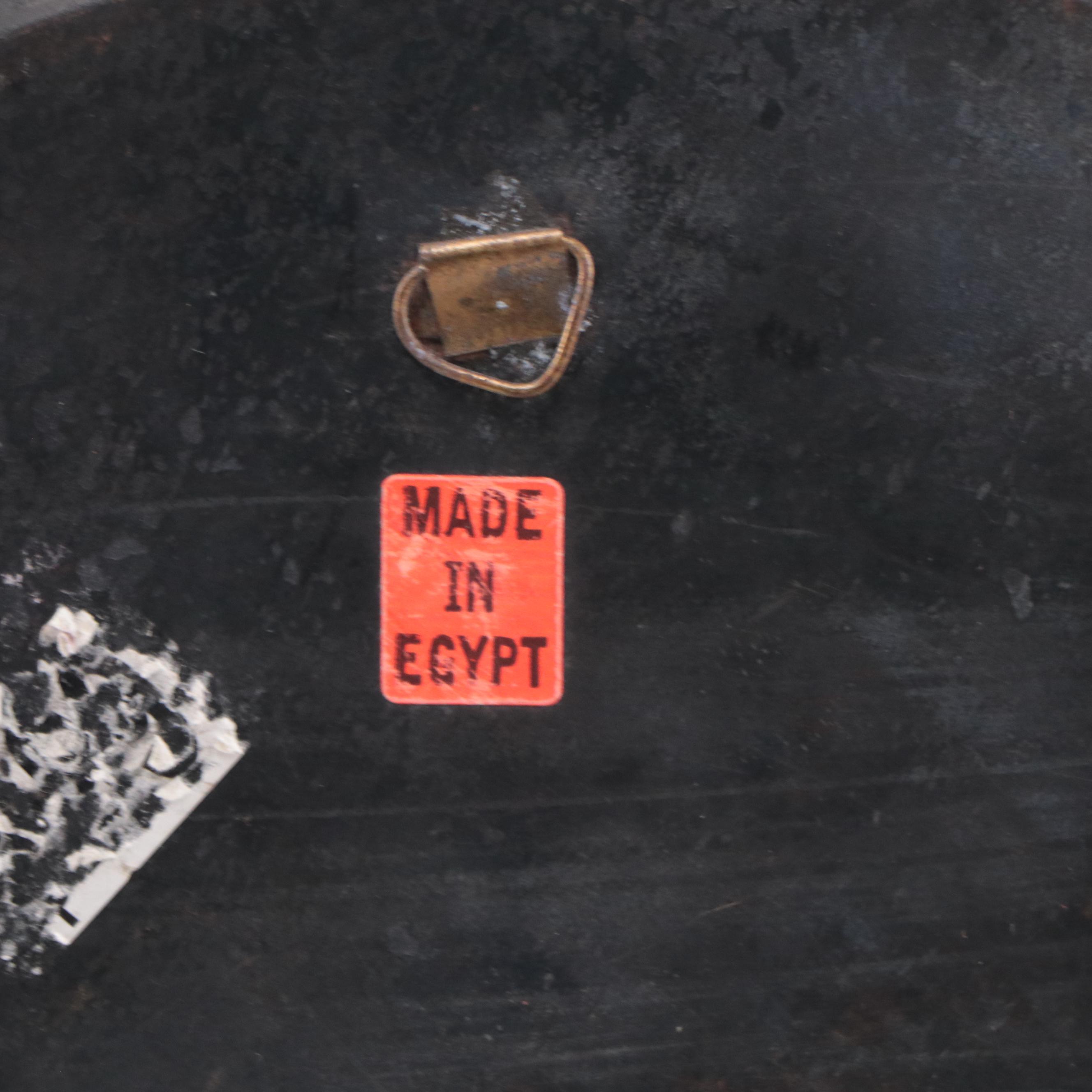 Assorted Wall Medallions Including Etched and Painted Copper Plate