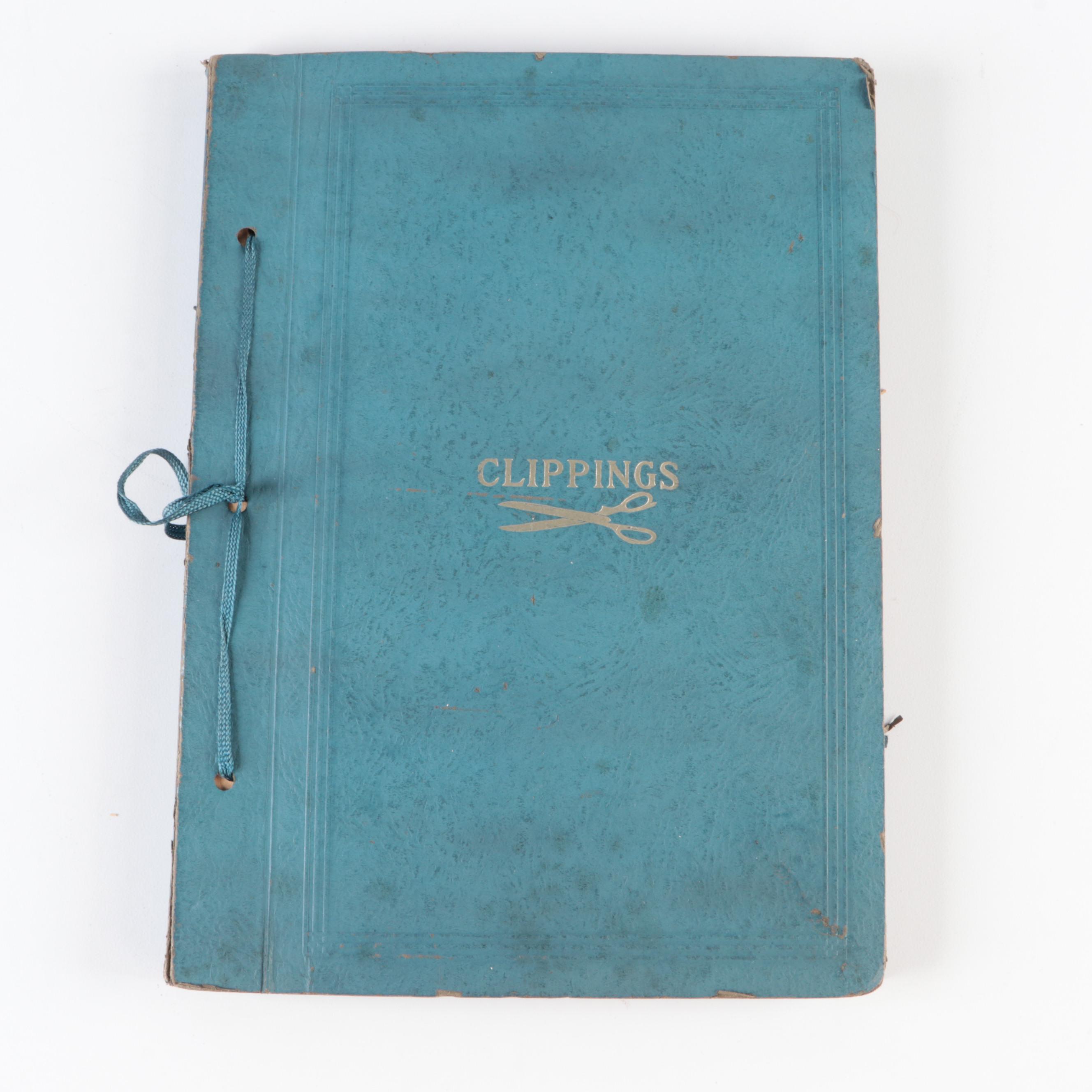 United States National Landmark Postcards and Wedding Scrapbook