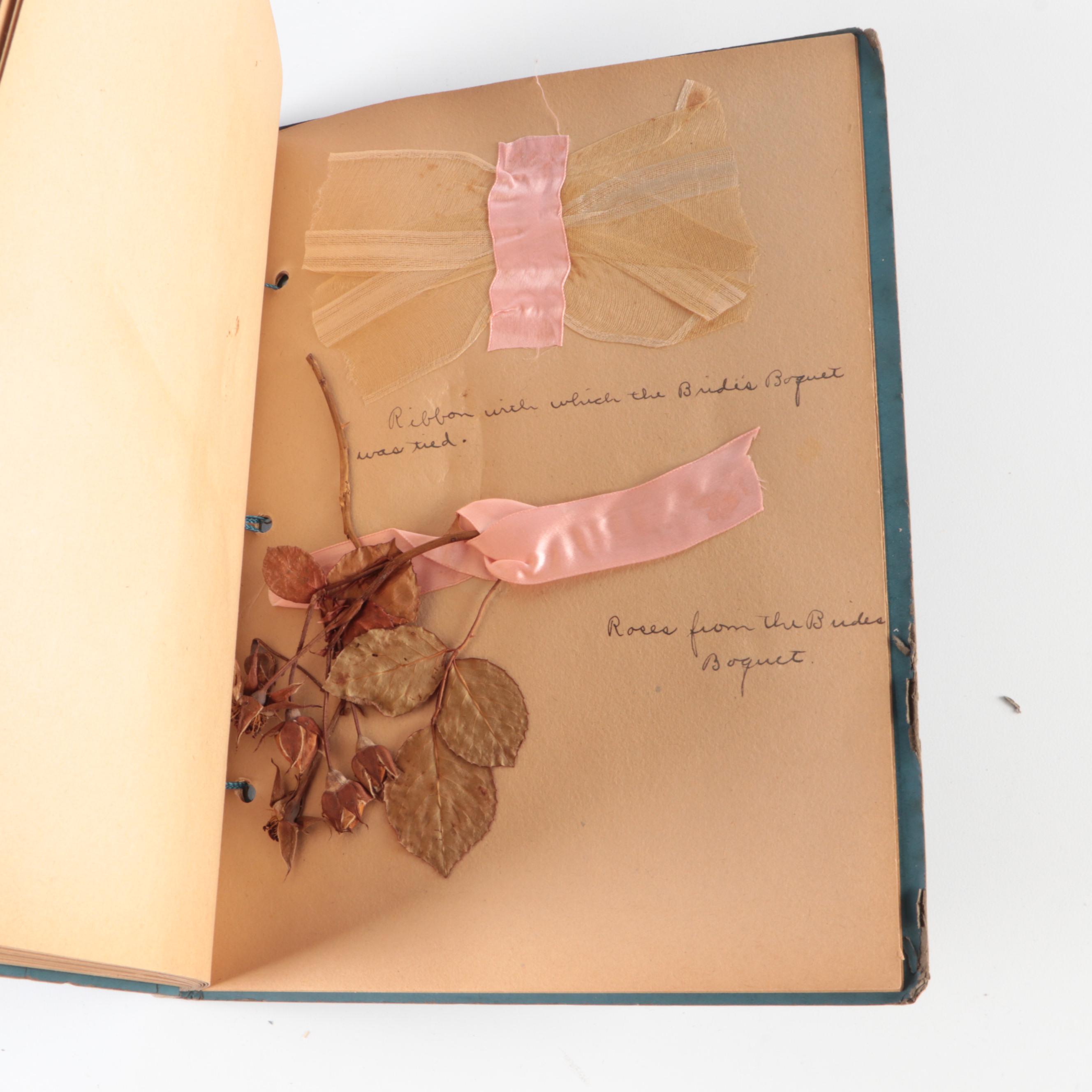 United States National Landmark Postcards and Wedding Scrapbook