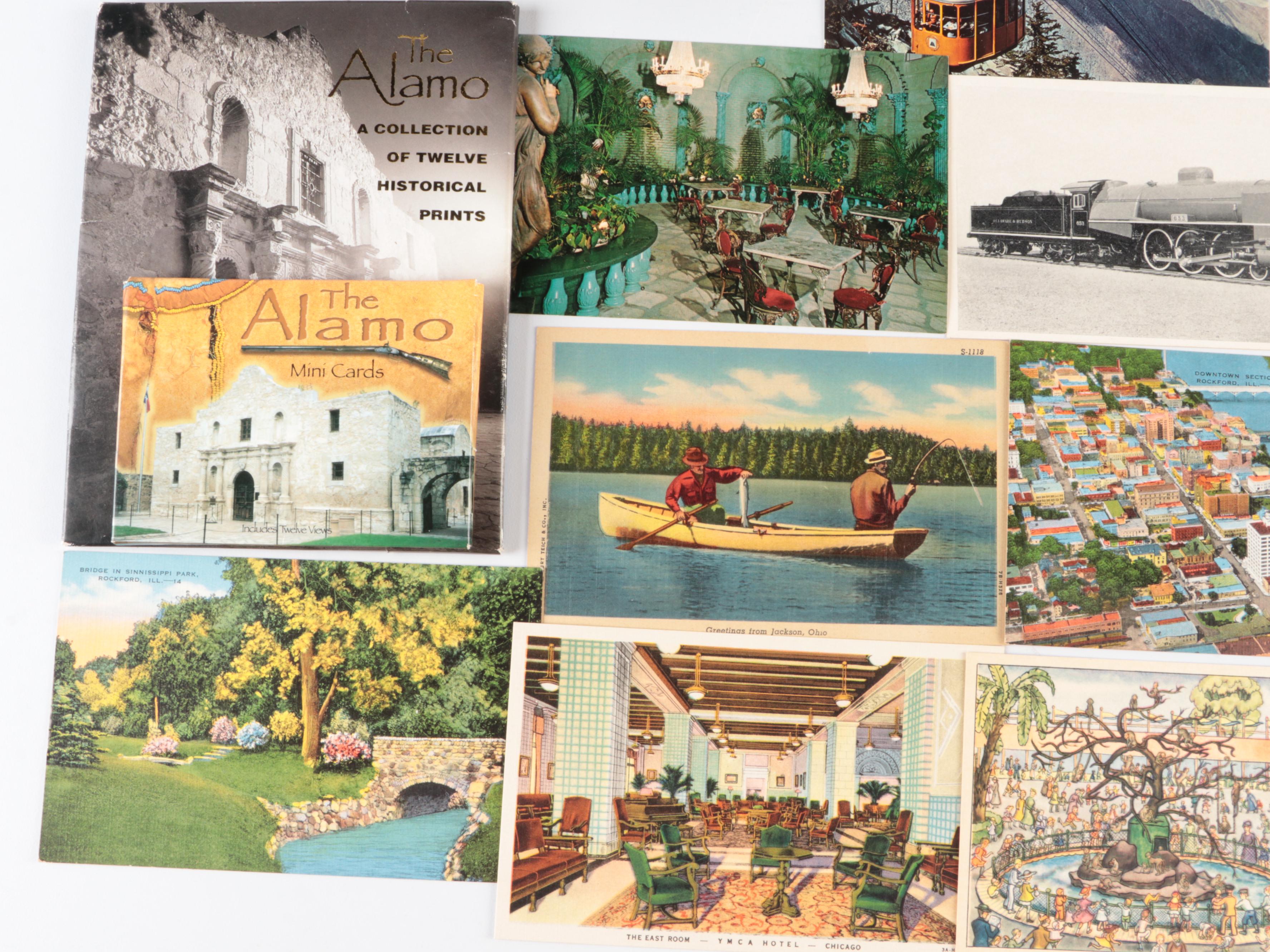 United States National Landmark Postcards and Wedding Scrapbook