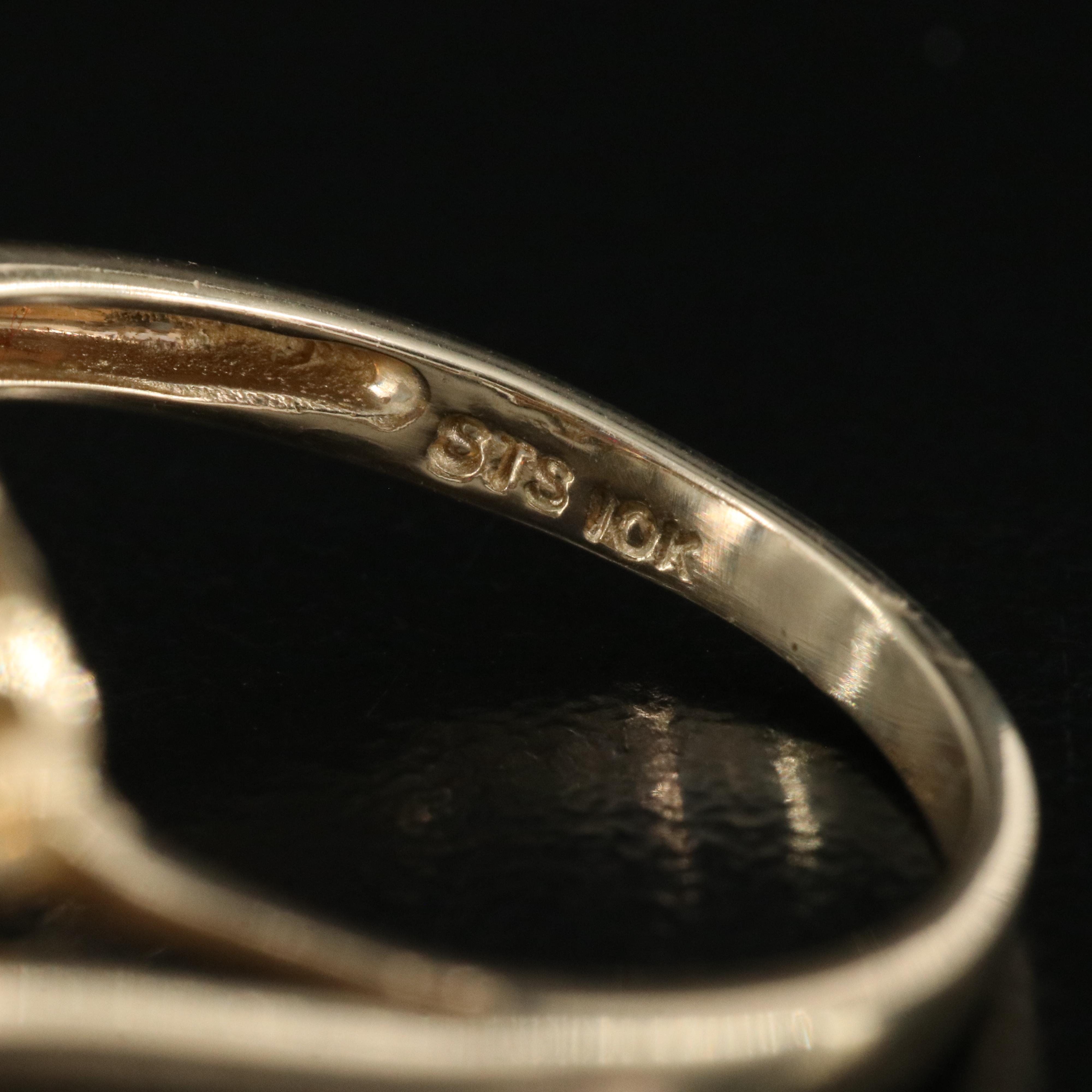 10K Color Changing Sapphire and Color Changing Garnet Ring