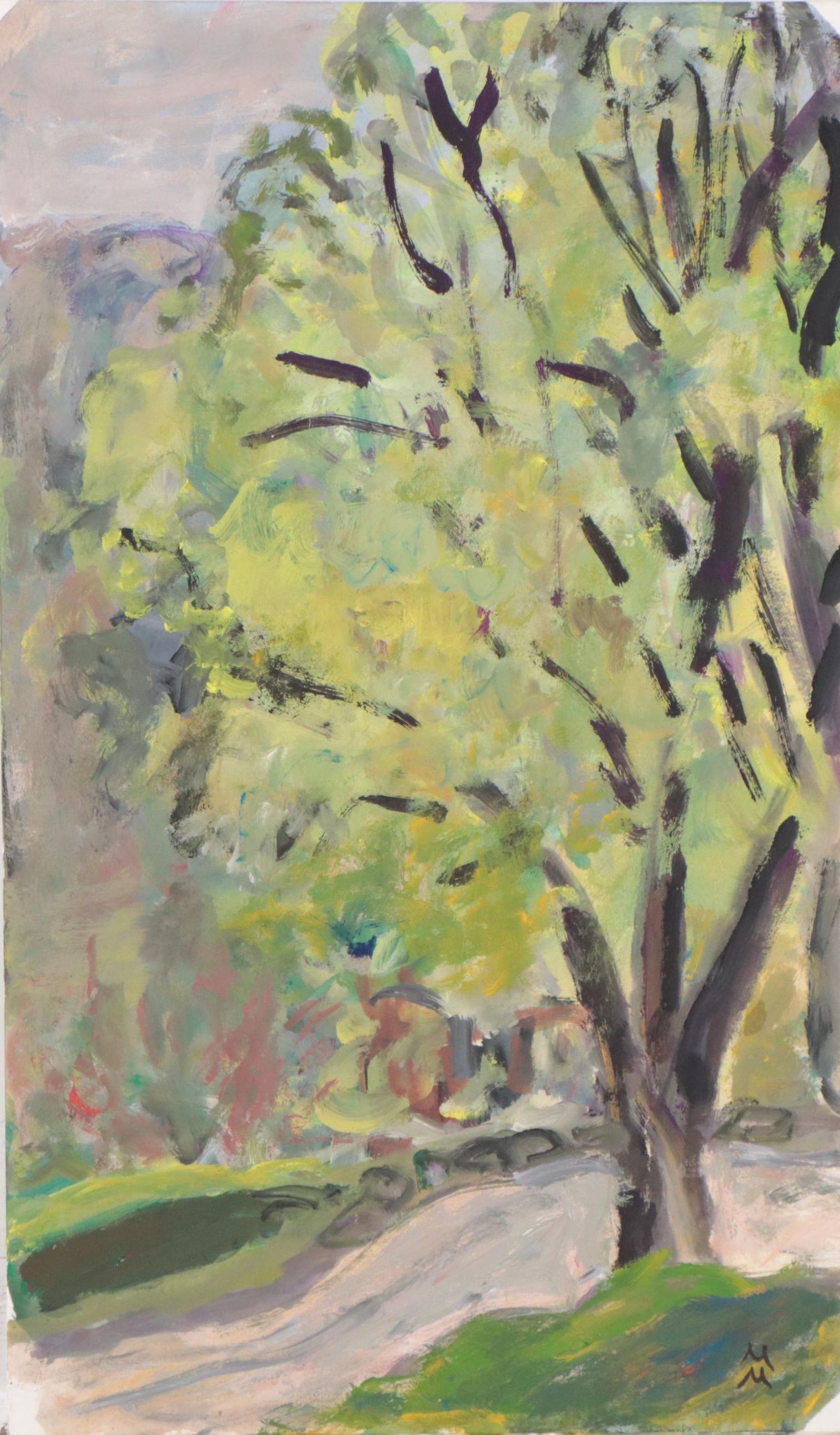 Marina Mozhayeva Landscape Acrylic Painting, 2016