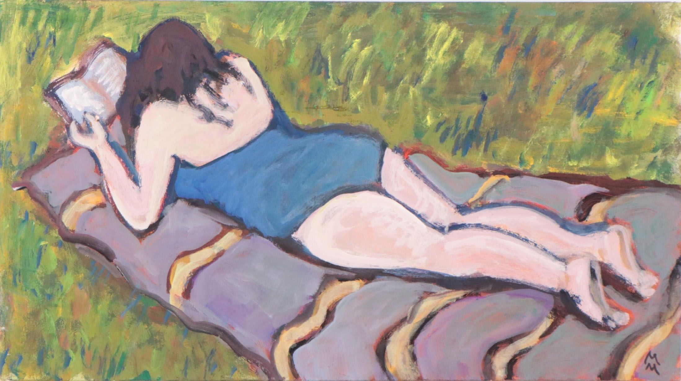 Marina Mozhayeva Figural Acrylic Painting, 2016