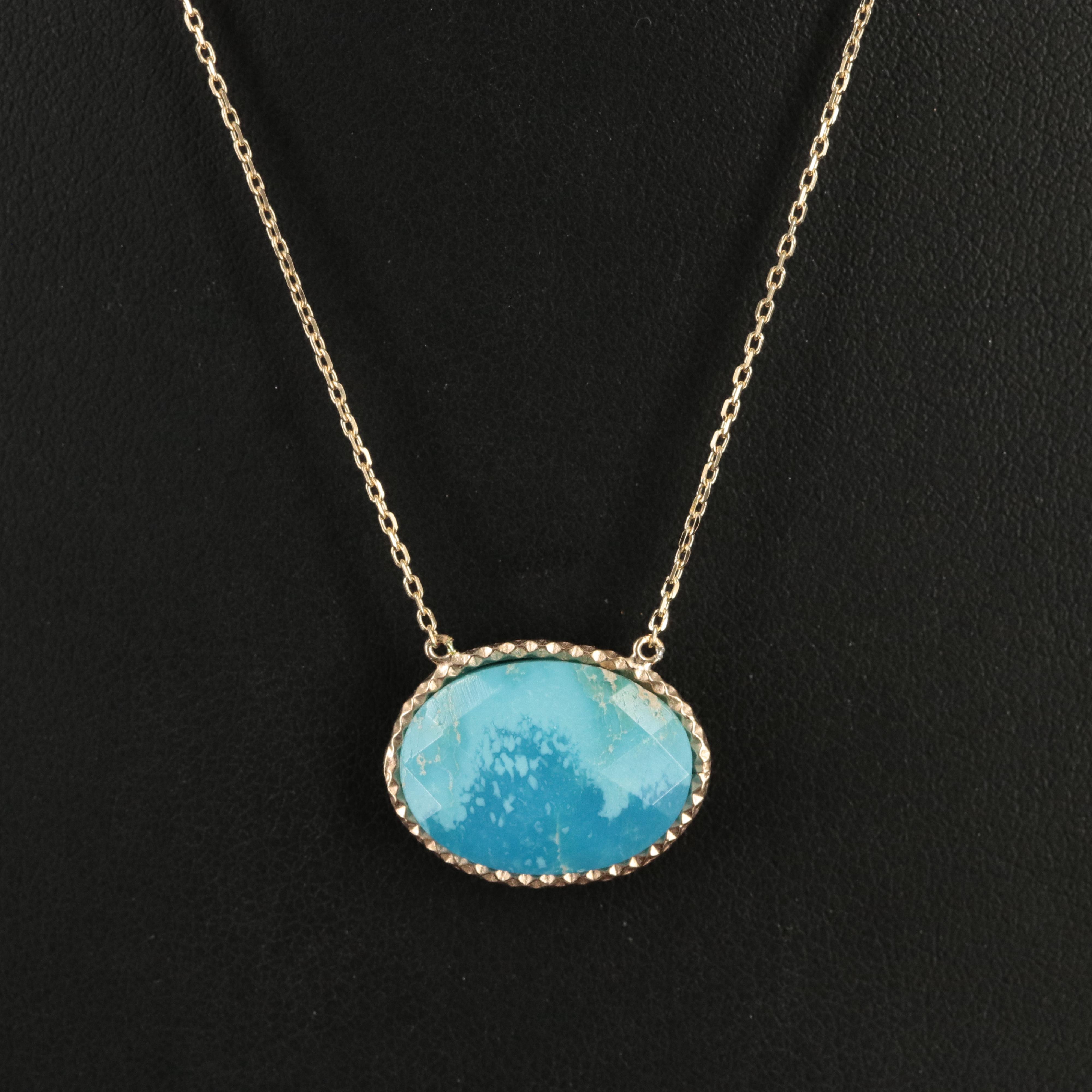 Sterling Turquoise Necklace