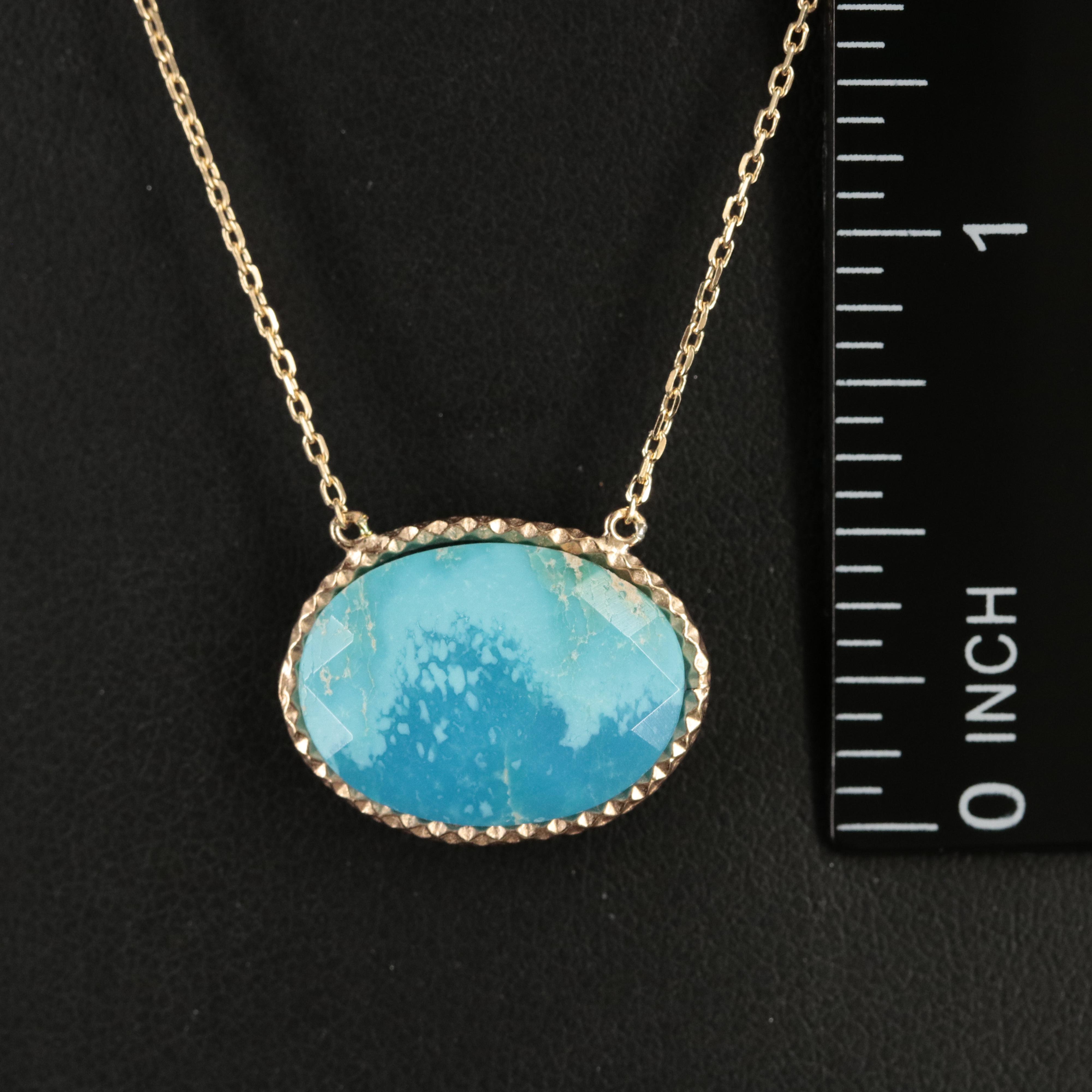 Sterling Turquoise Necklace