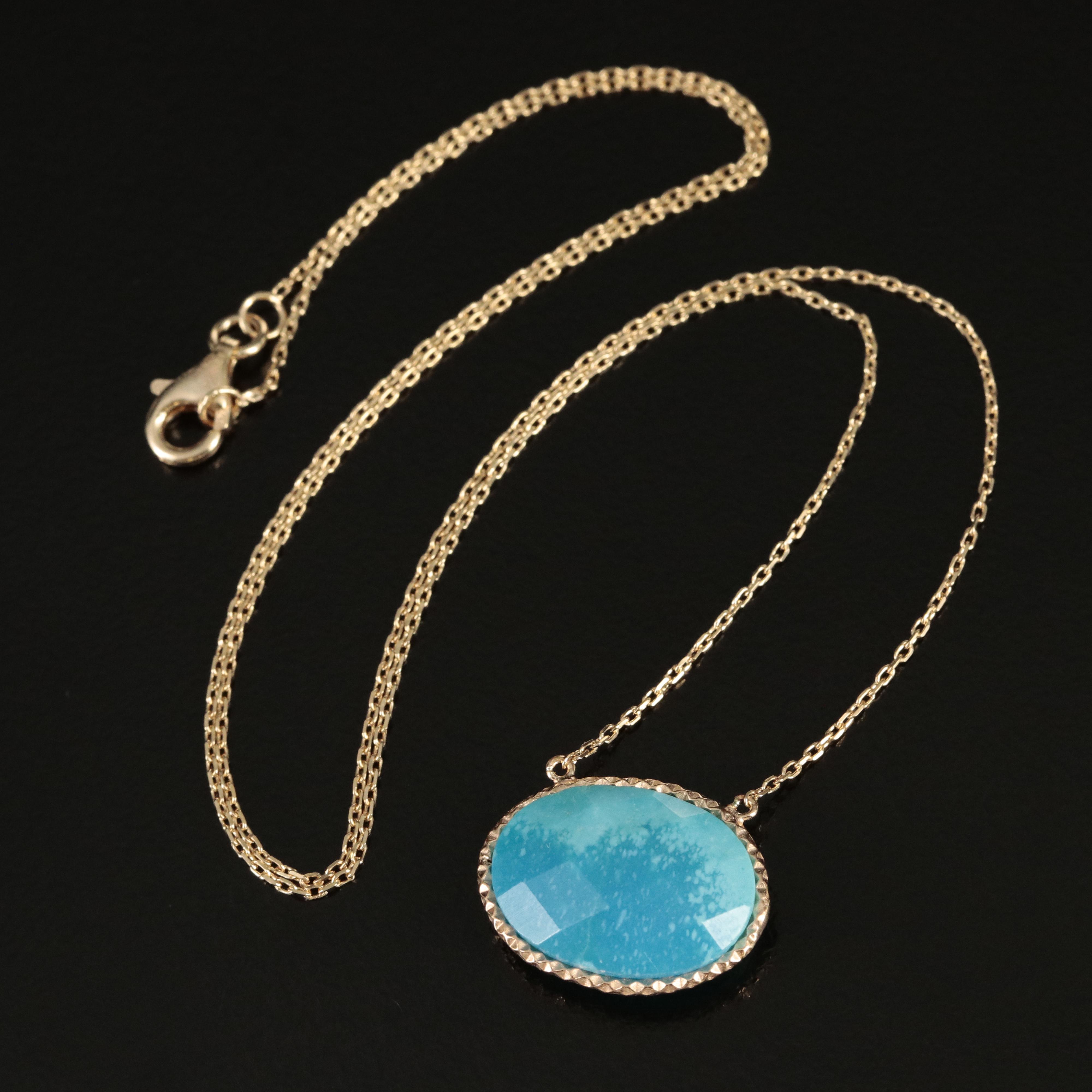 Sterling Turquoise Necklace