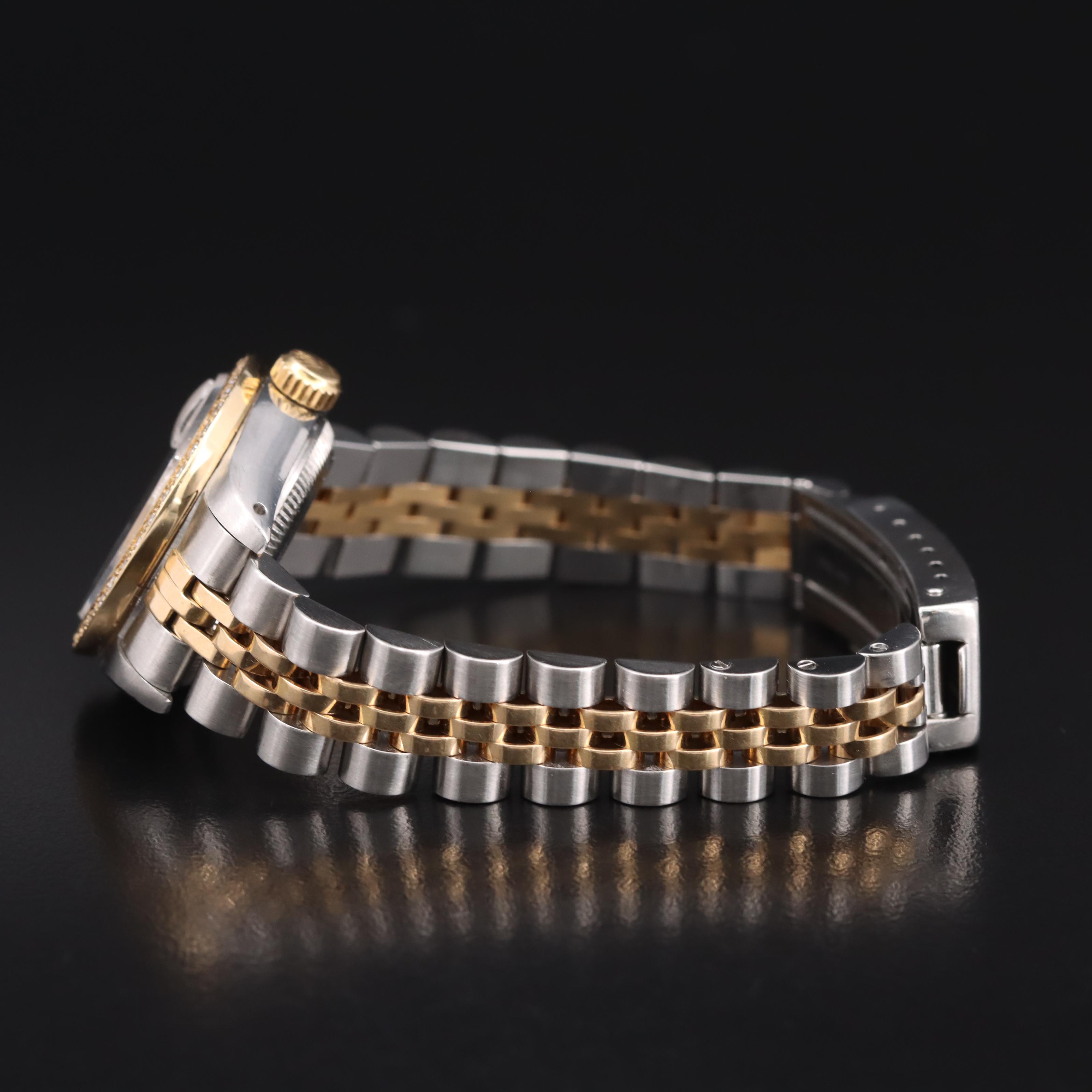 1985 Rolex Anniversary Dial Diamond Bezel Datejust Watch