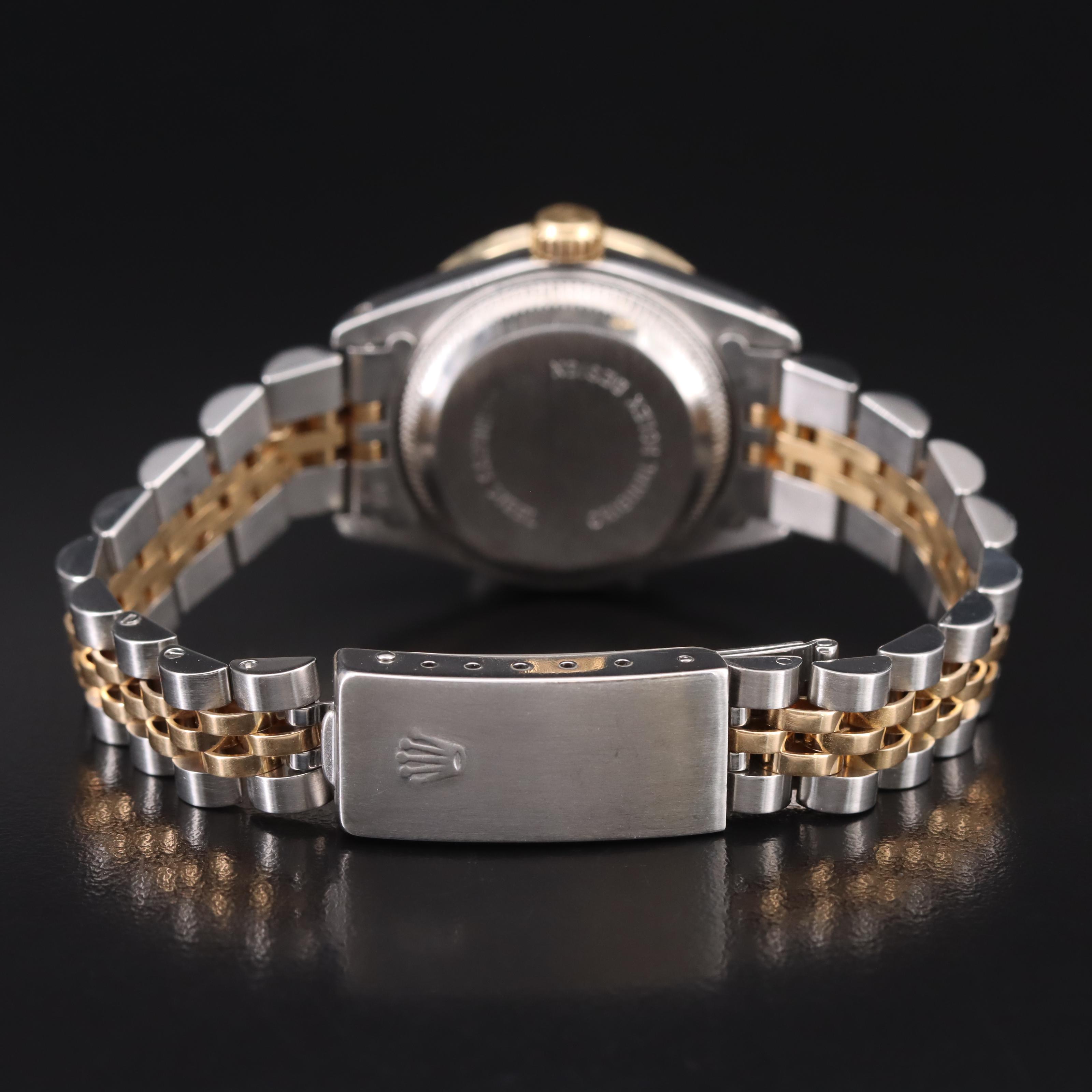 1985 Rolex Anniversary Dial Diamond Bezel Datejust Watch