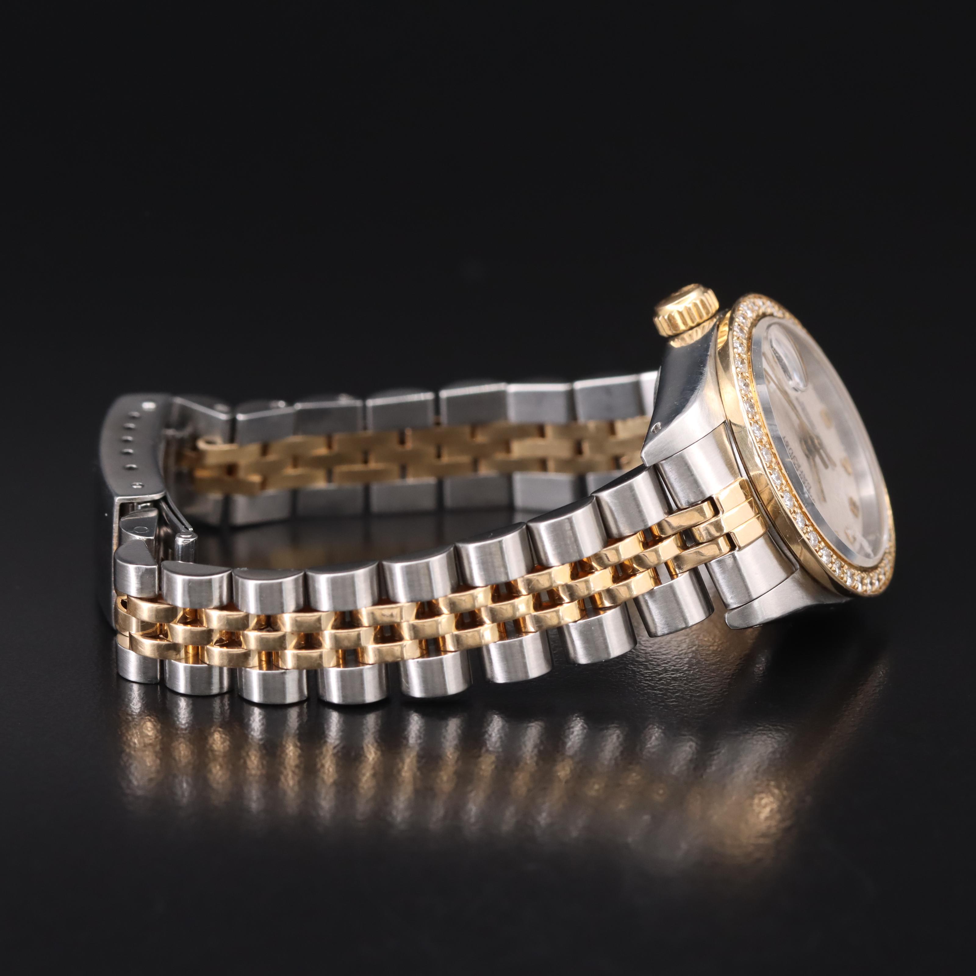 1985 Rolex Anniversary Dial Diamond Bezel Datejust Watch