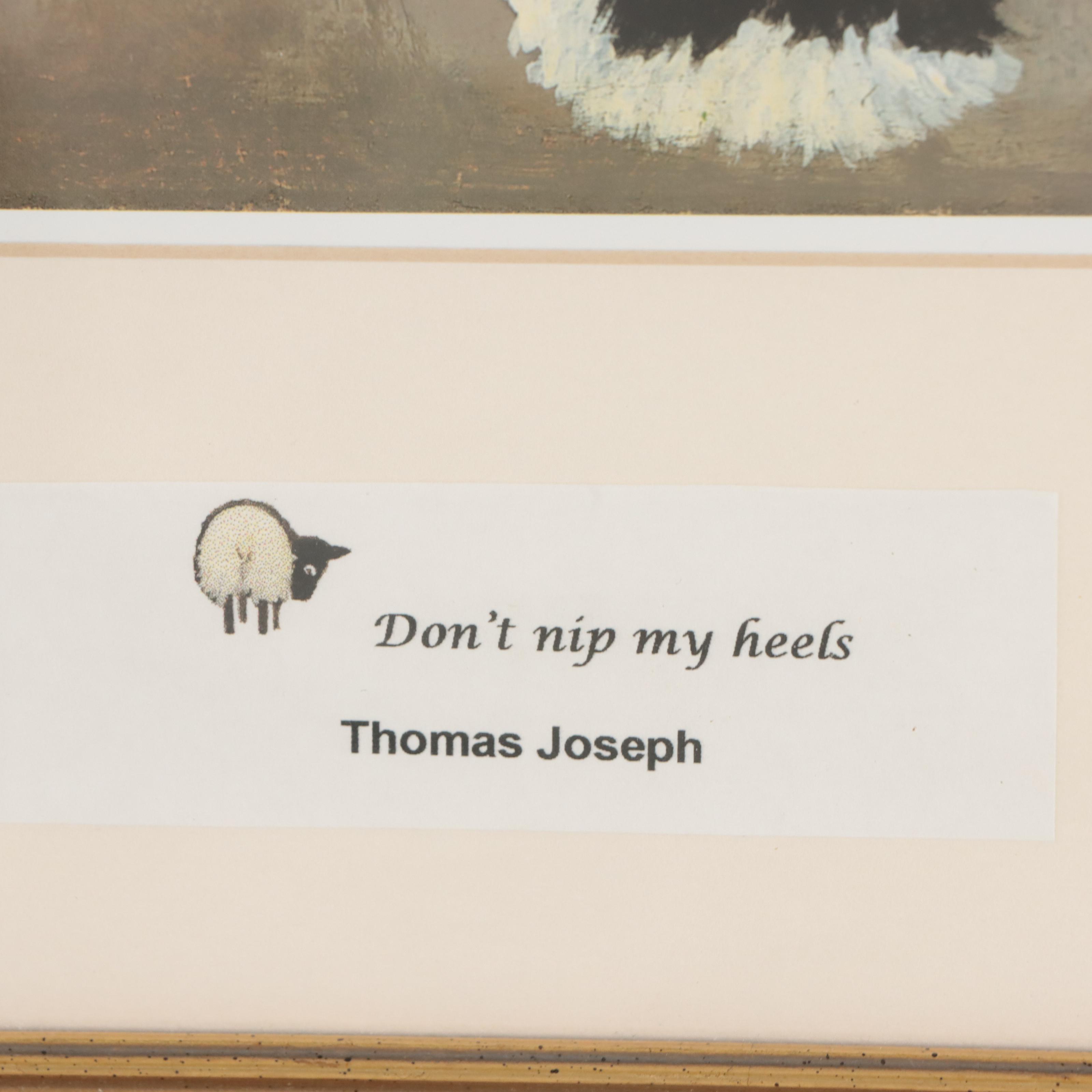 Thomas Joseph Offset Lithographs of Sheep, Circa 2000