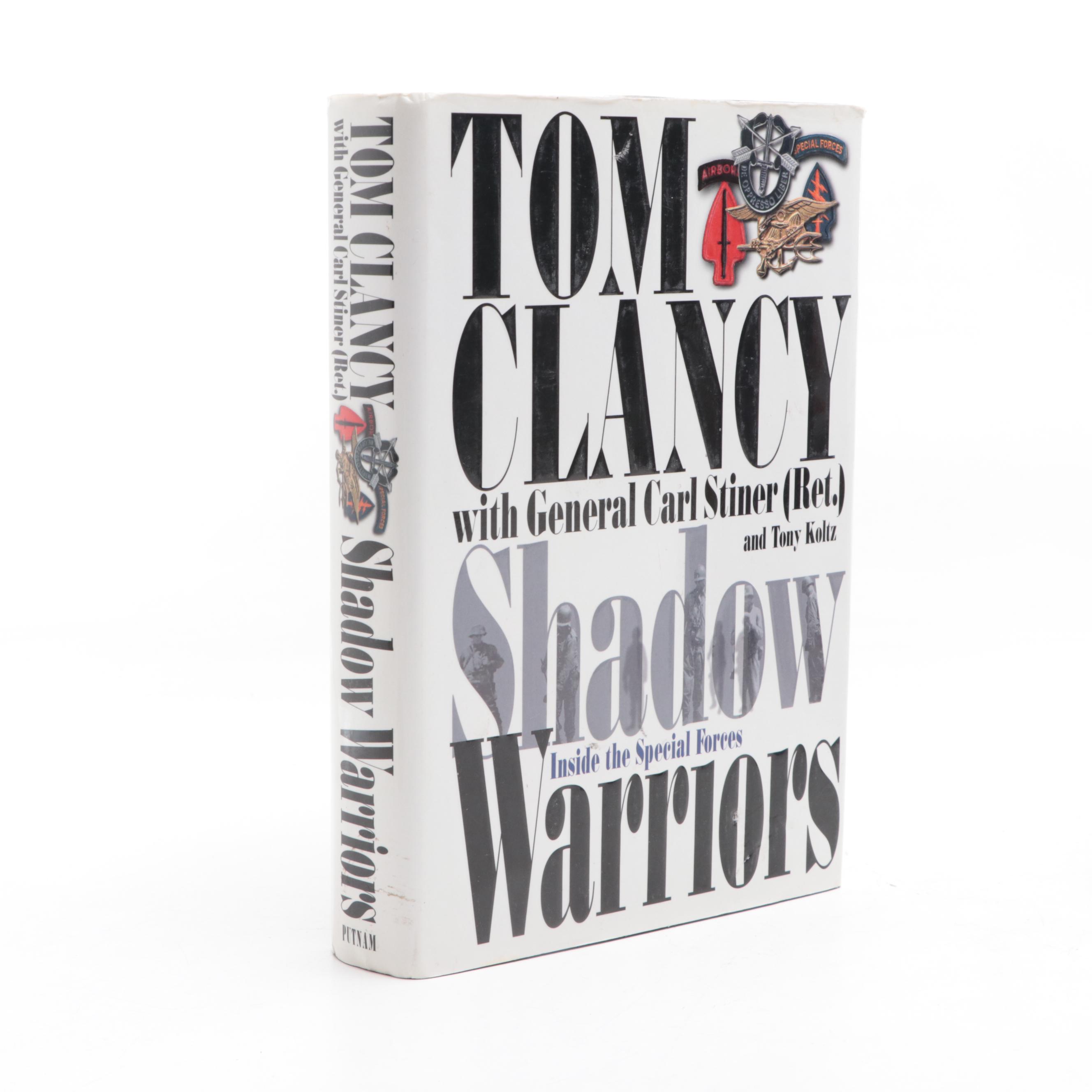 First Edition "Shadow Warriors" and More Tom Clancy Books