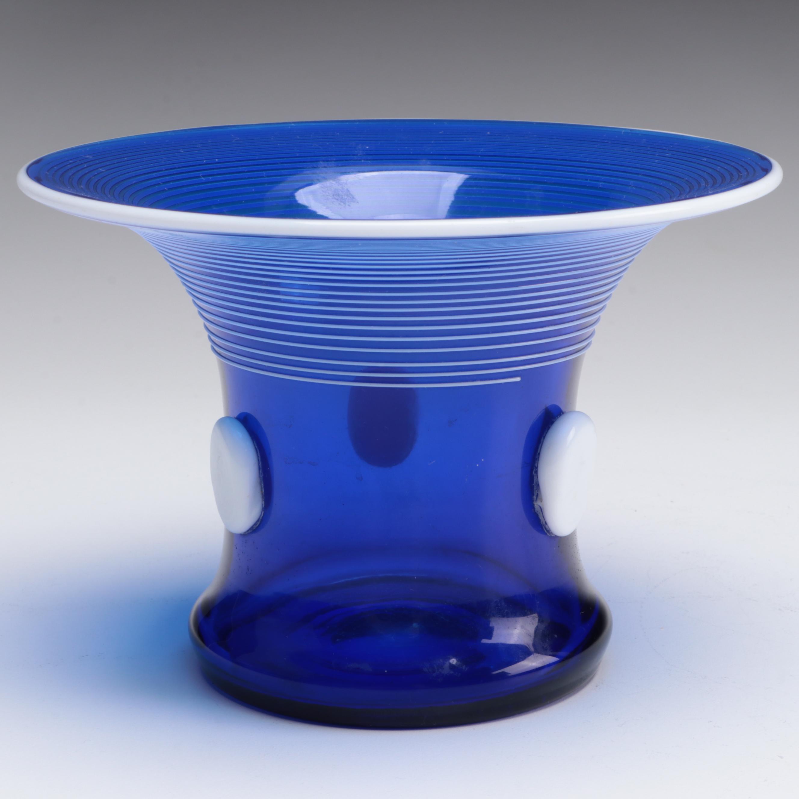 Michael Powolny for Loetz Glass Vase and Bowl, Early 20th Century