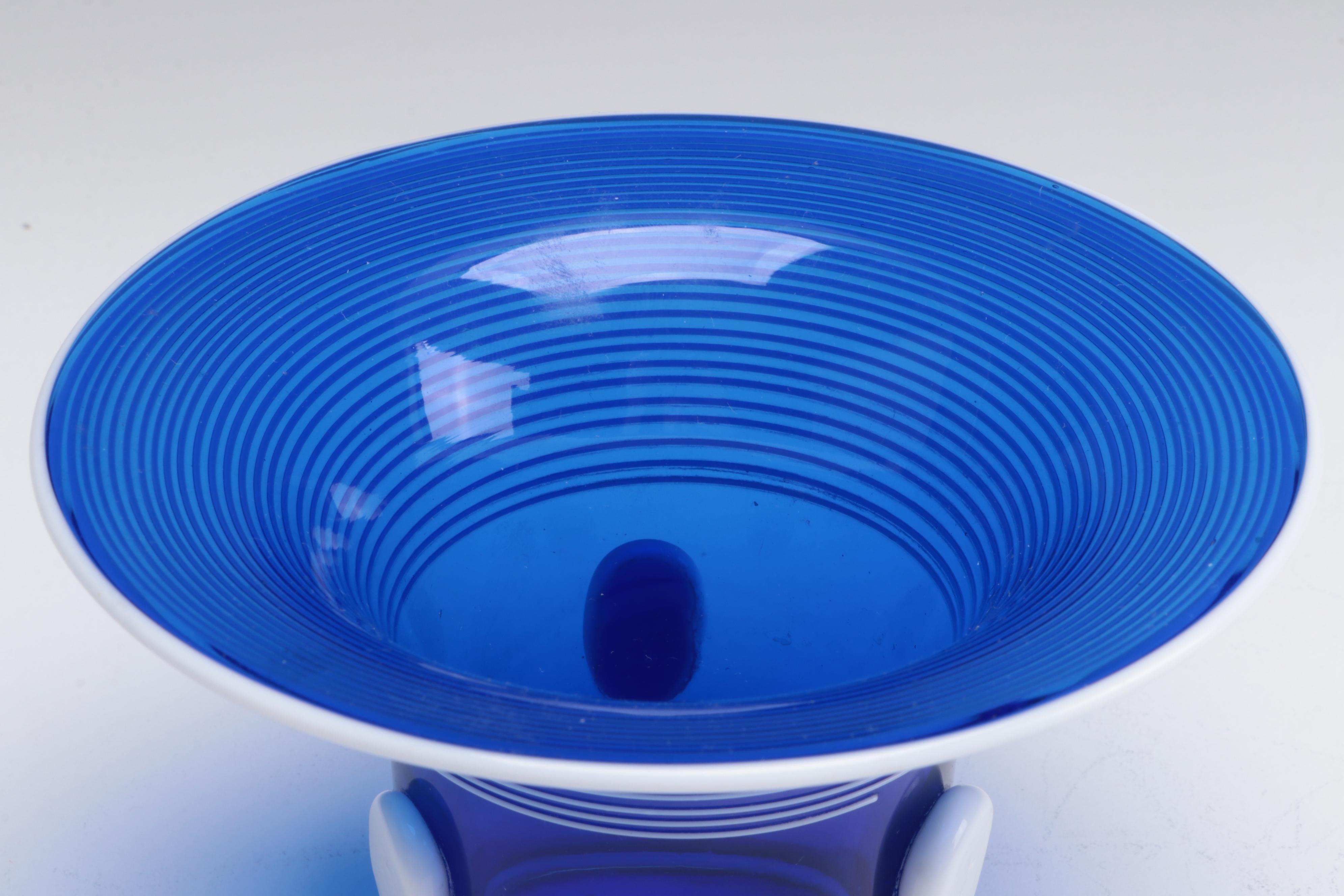 Michael Powolny for Loetz Glass Vase and Bowl, Early 20th Century