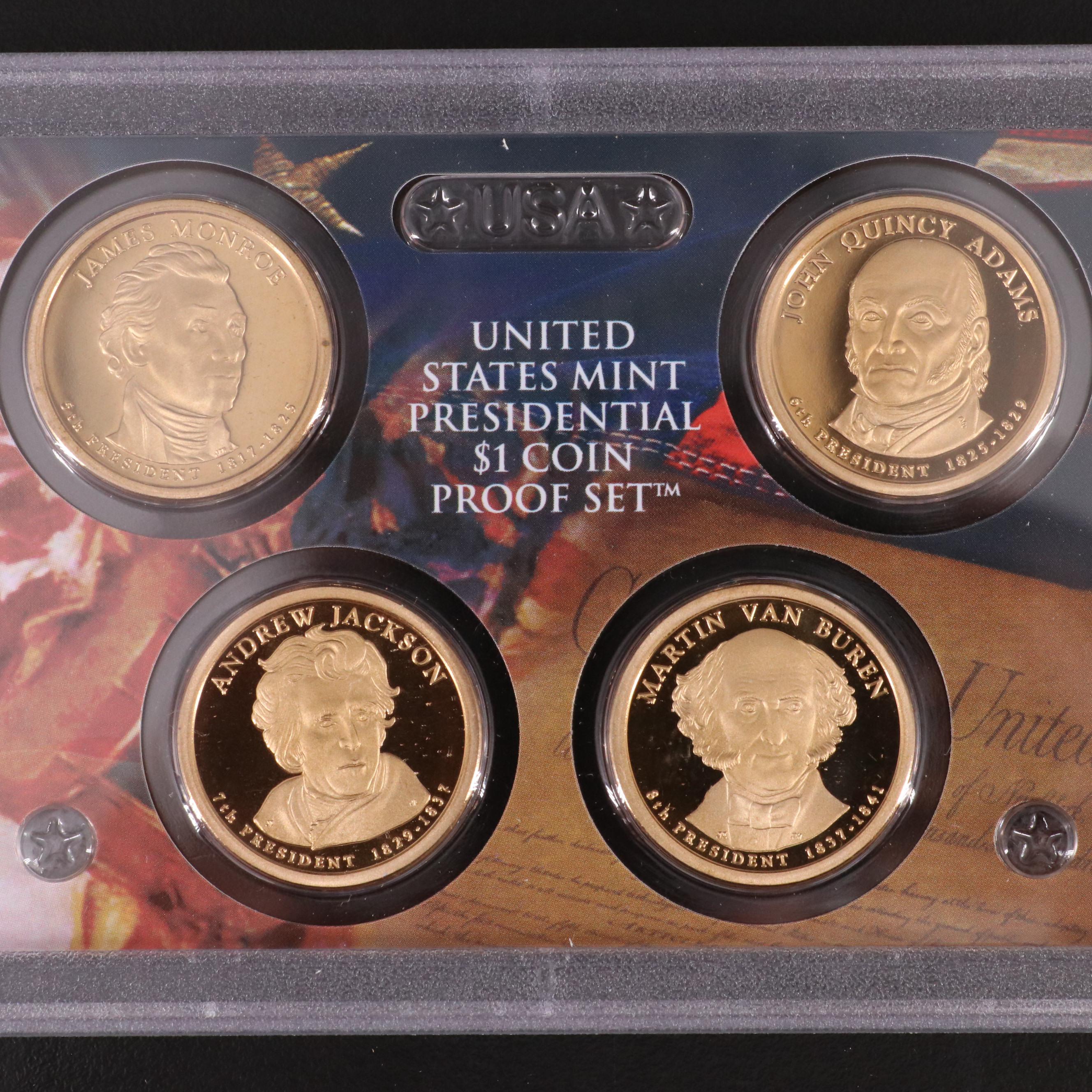 Collection of Six Different United States Proof Sets
