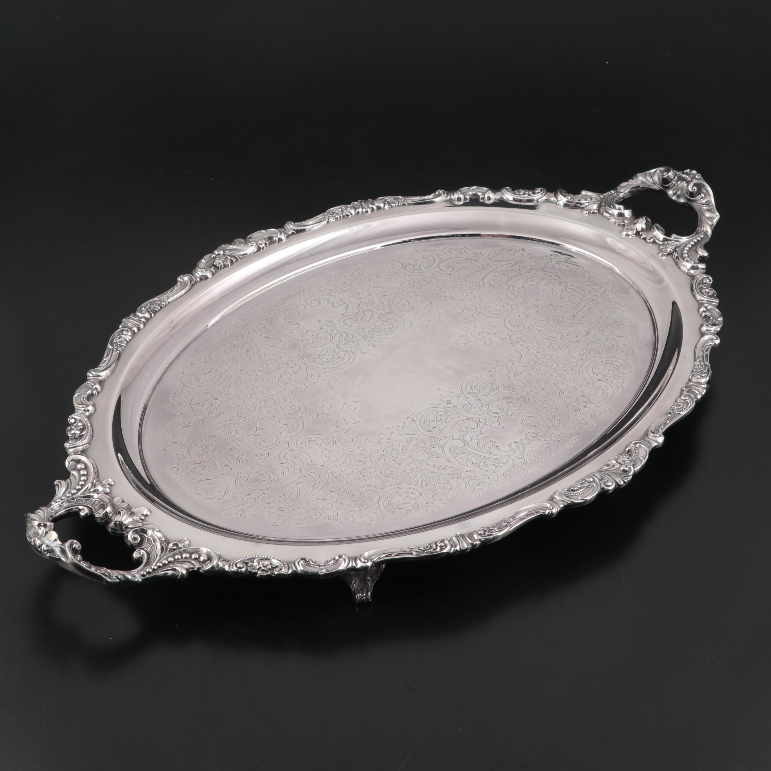 Wallace "Baroque" Silver Plate Tea Service