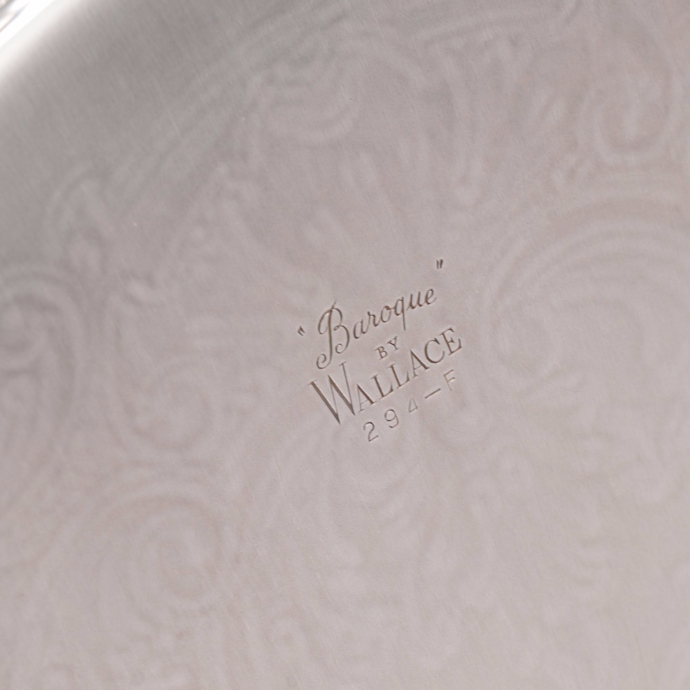 Wallace "Baroque" Silver Plate Tea Service