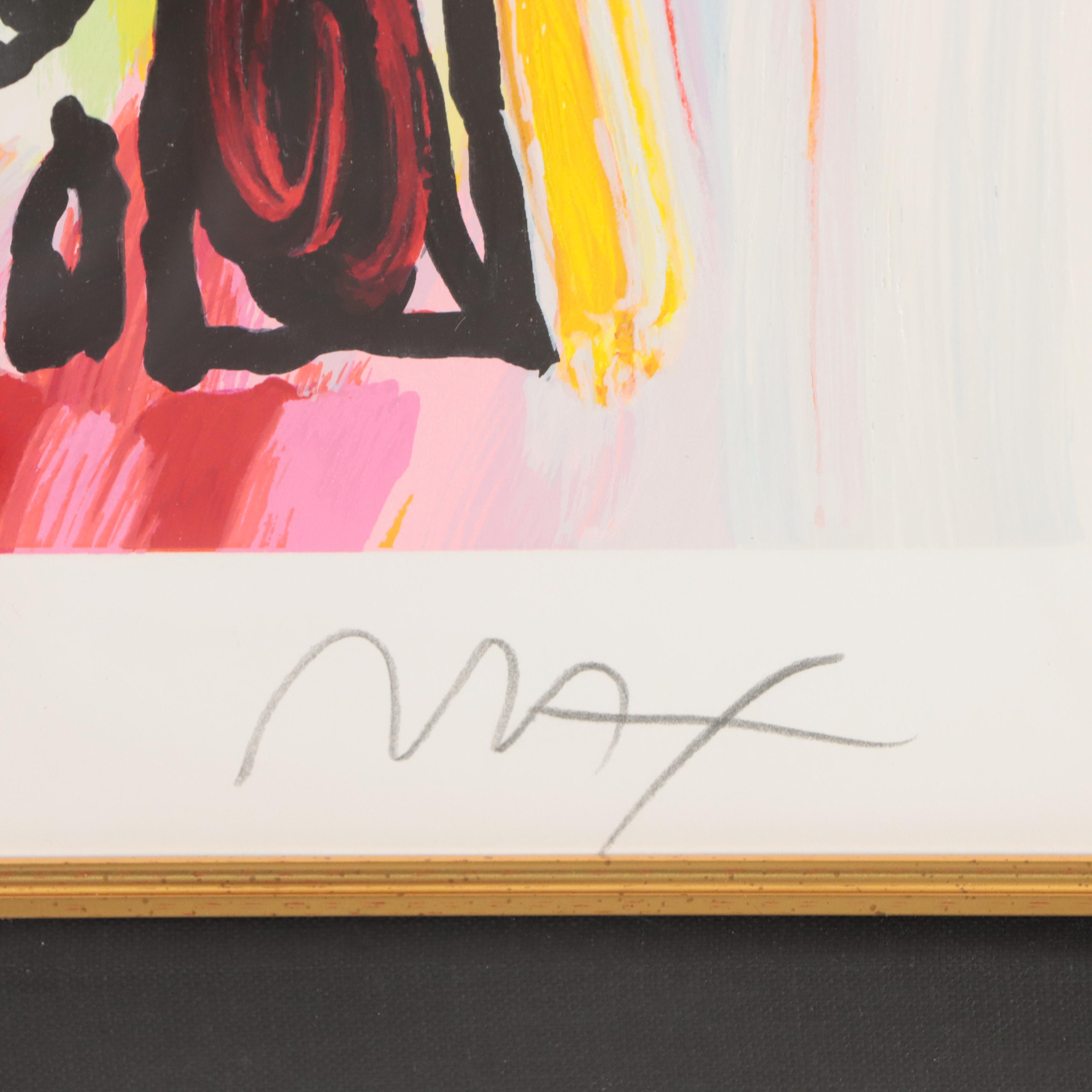 Peter Max Serigraph "Liberty Head II," 2015