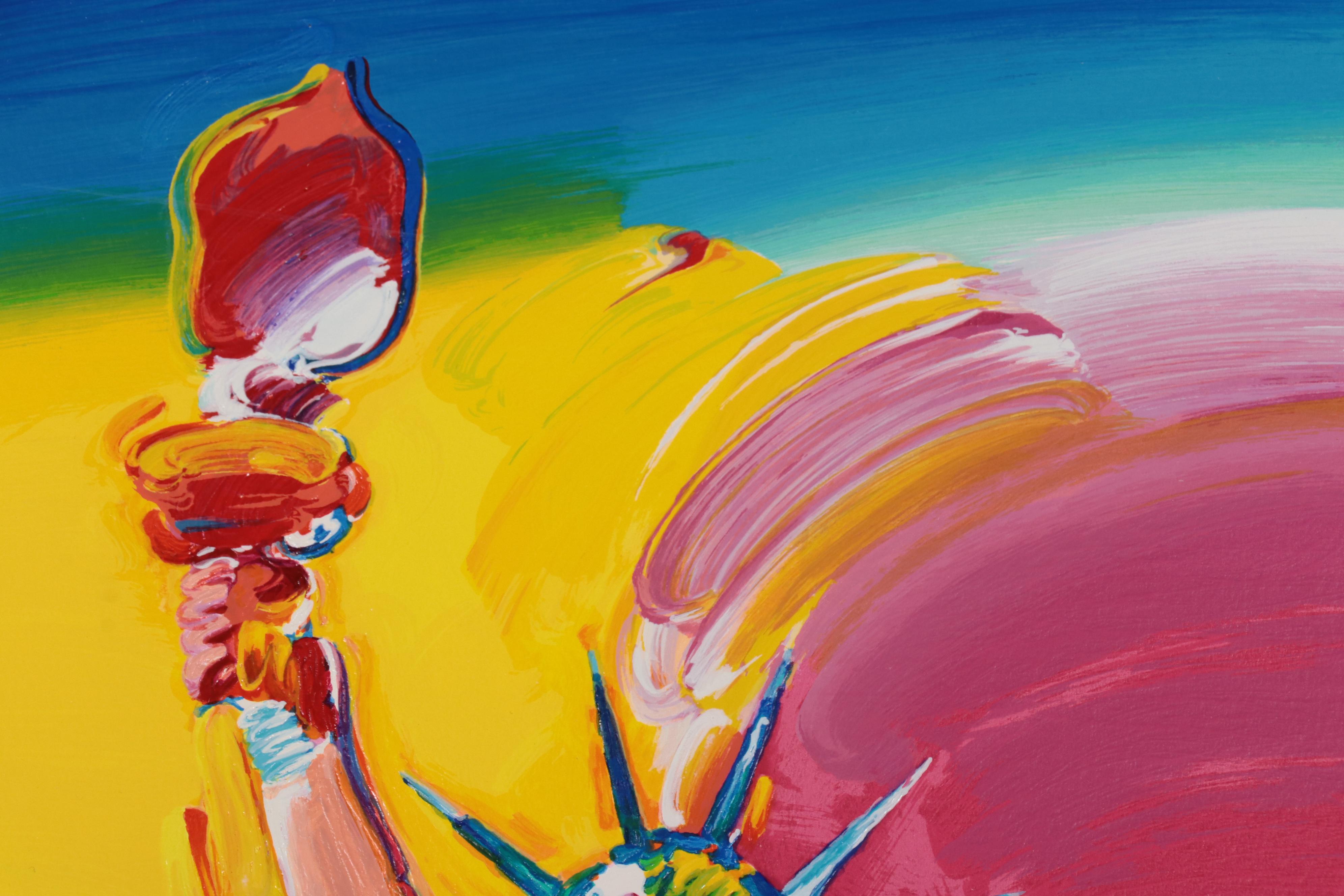 Peter Max Serigraph "Statue of Liberty," 2014