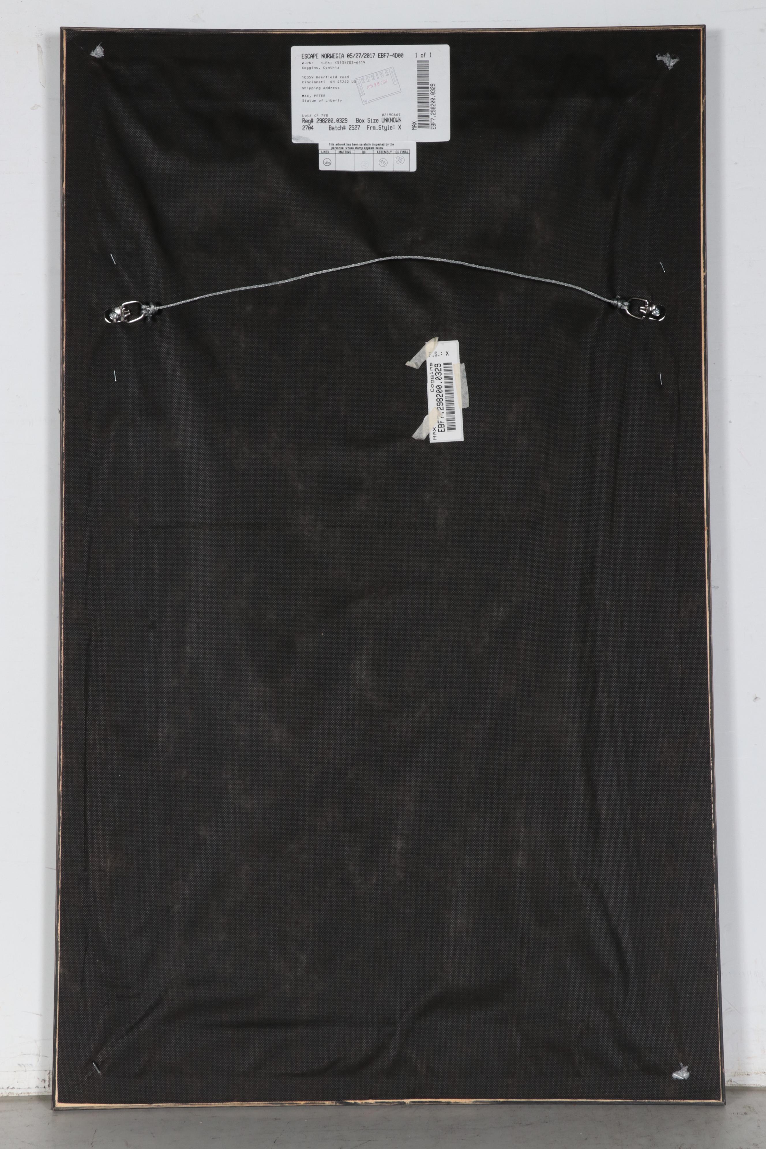 Peter Max Serigraph "Statue of Liberty," 2014