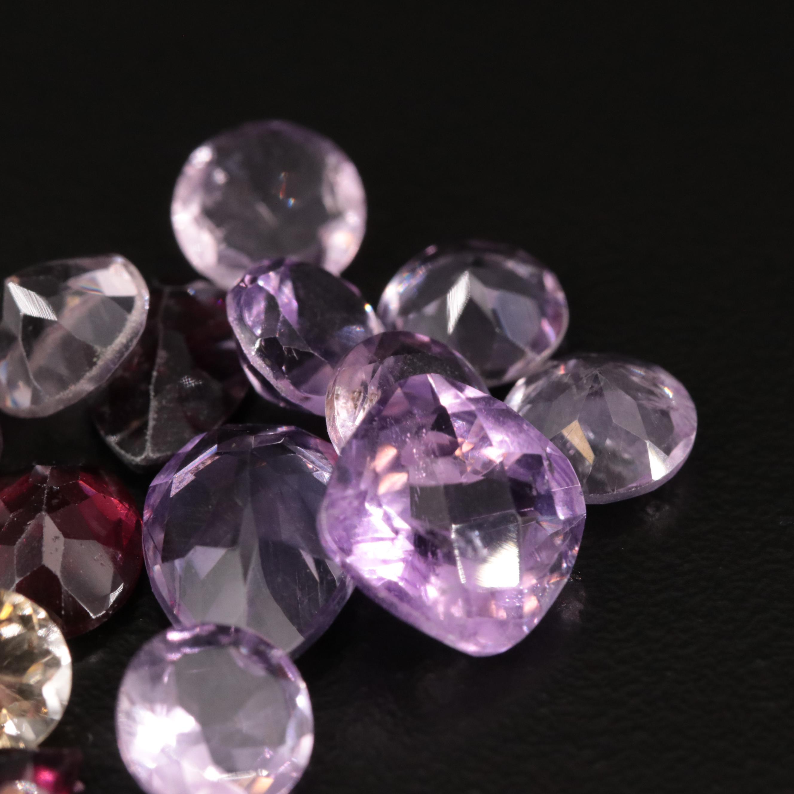 Loose 20.07 CTW Amethyst, Garnet and Citrine Lot