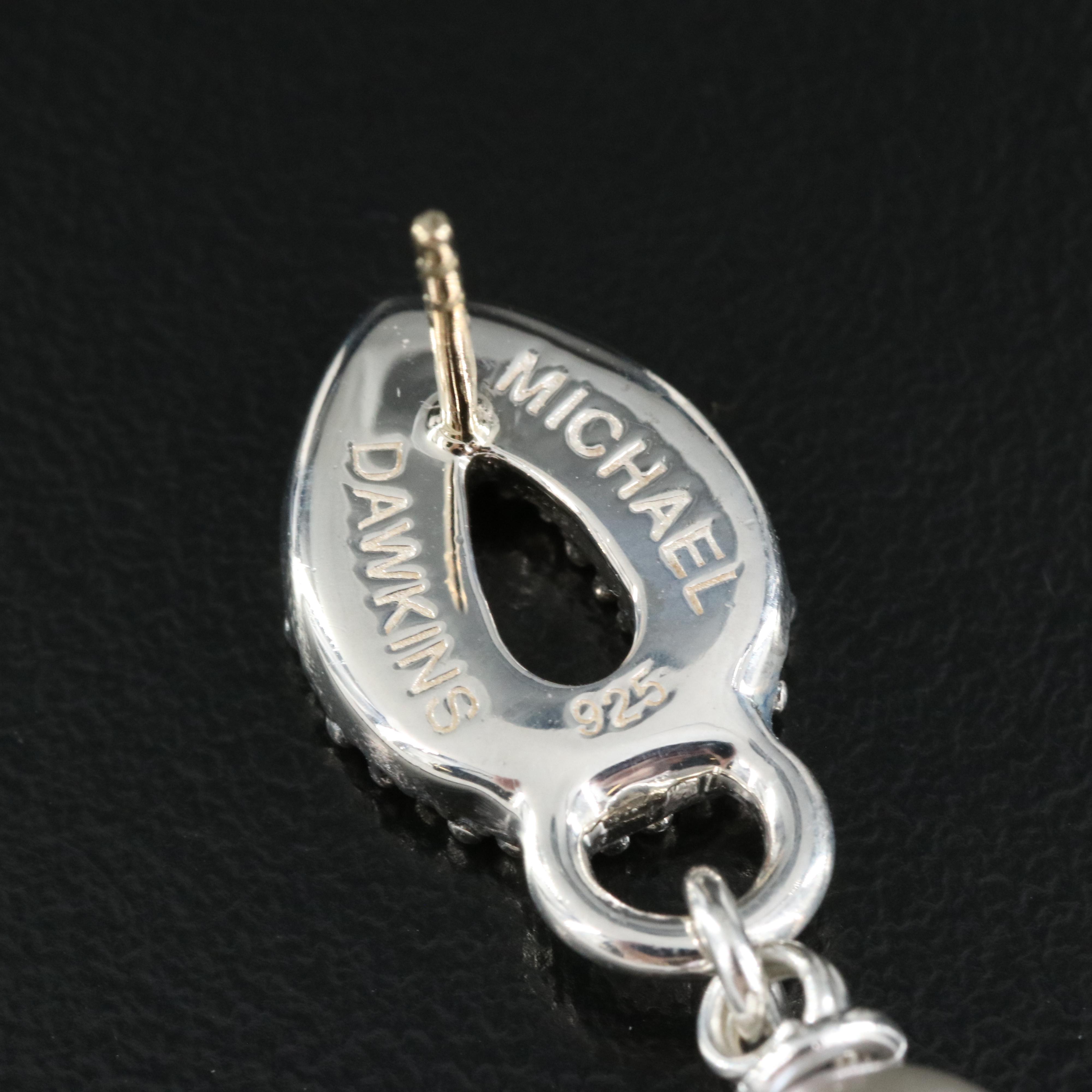 Michael Dawkins Sterling Pearl Earrings with 14K Accents